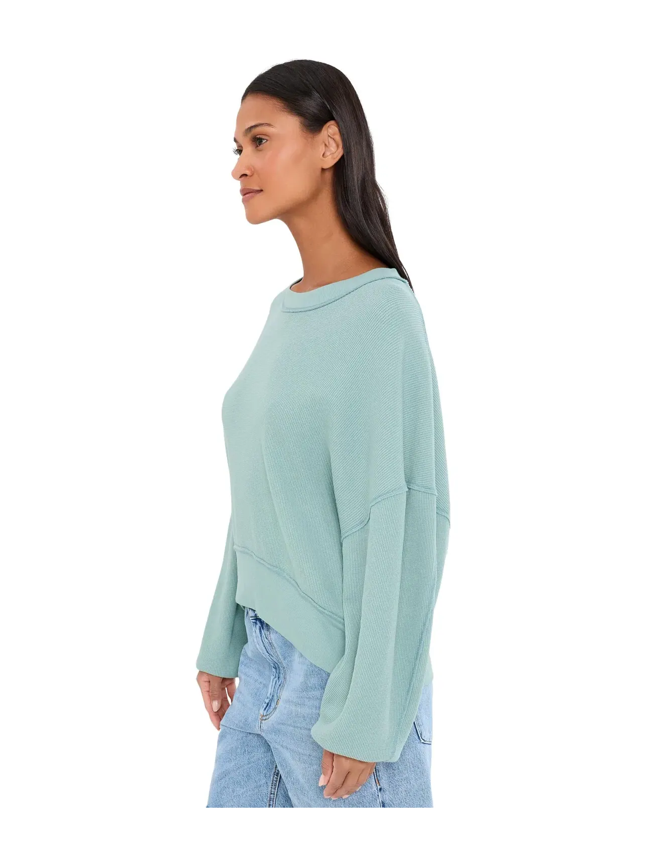 Футболка Skyline Free People — изображение 3 из 5, голубой