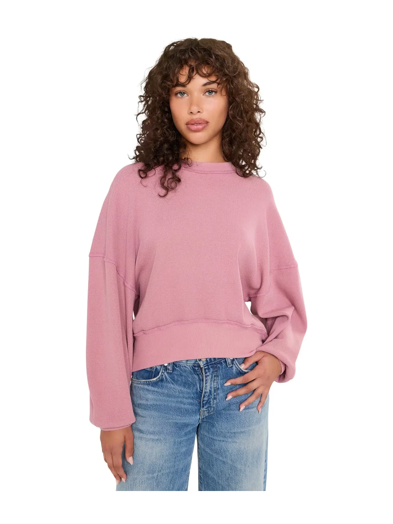 Футболка Skyline Free People — изображение 1 из 5, розовый