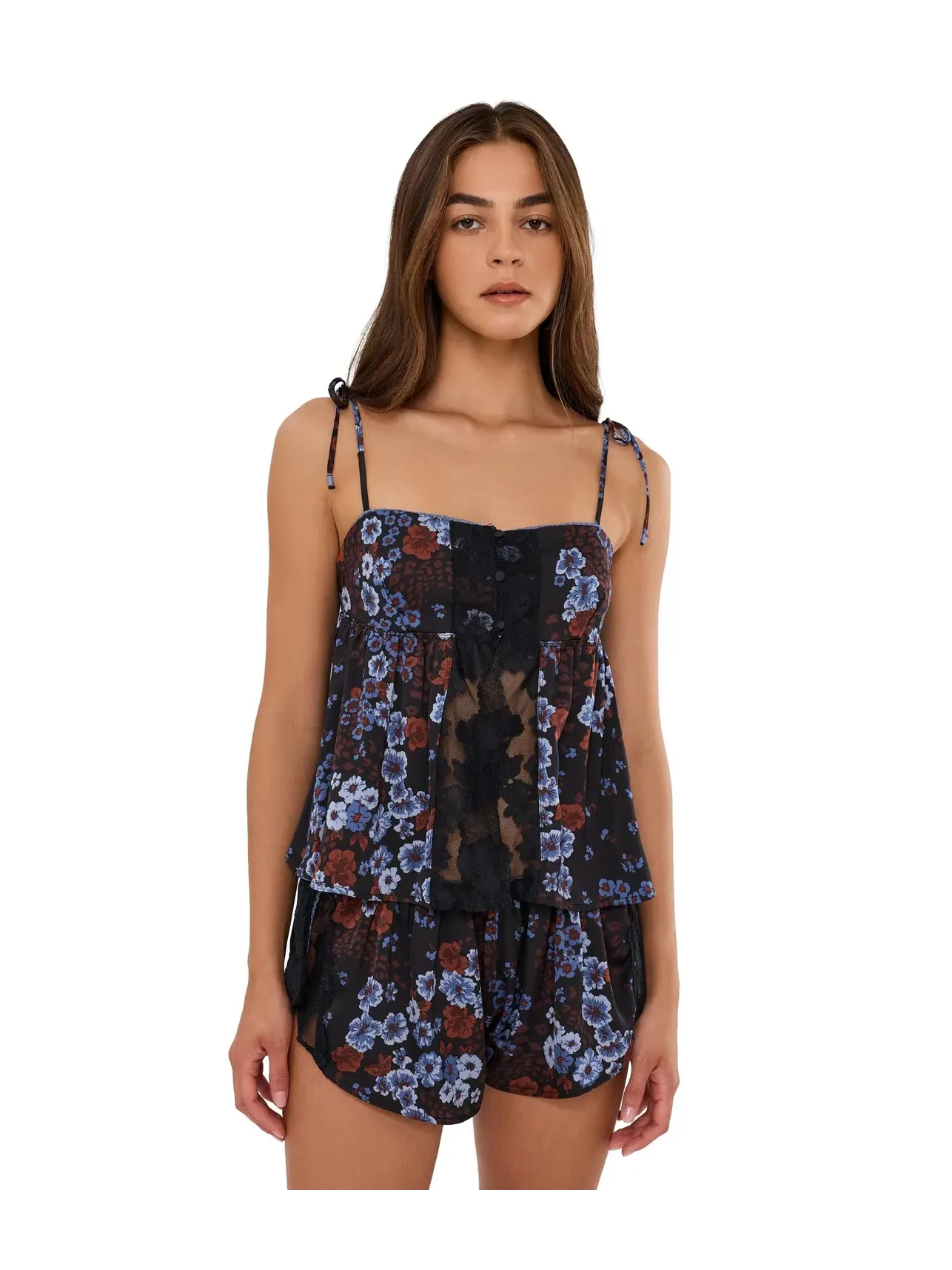 Спальный комплект Up At Dawn Free People — изображение 1 из 5, черный