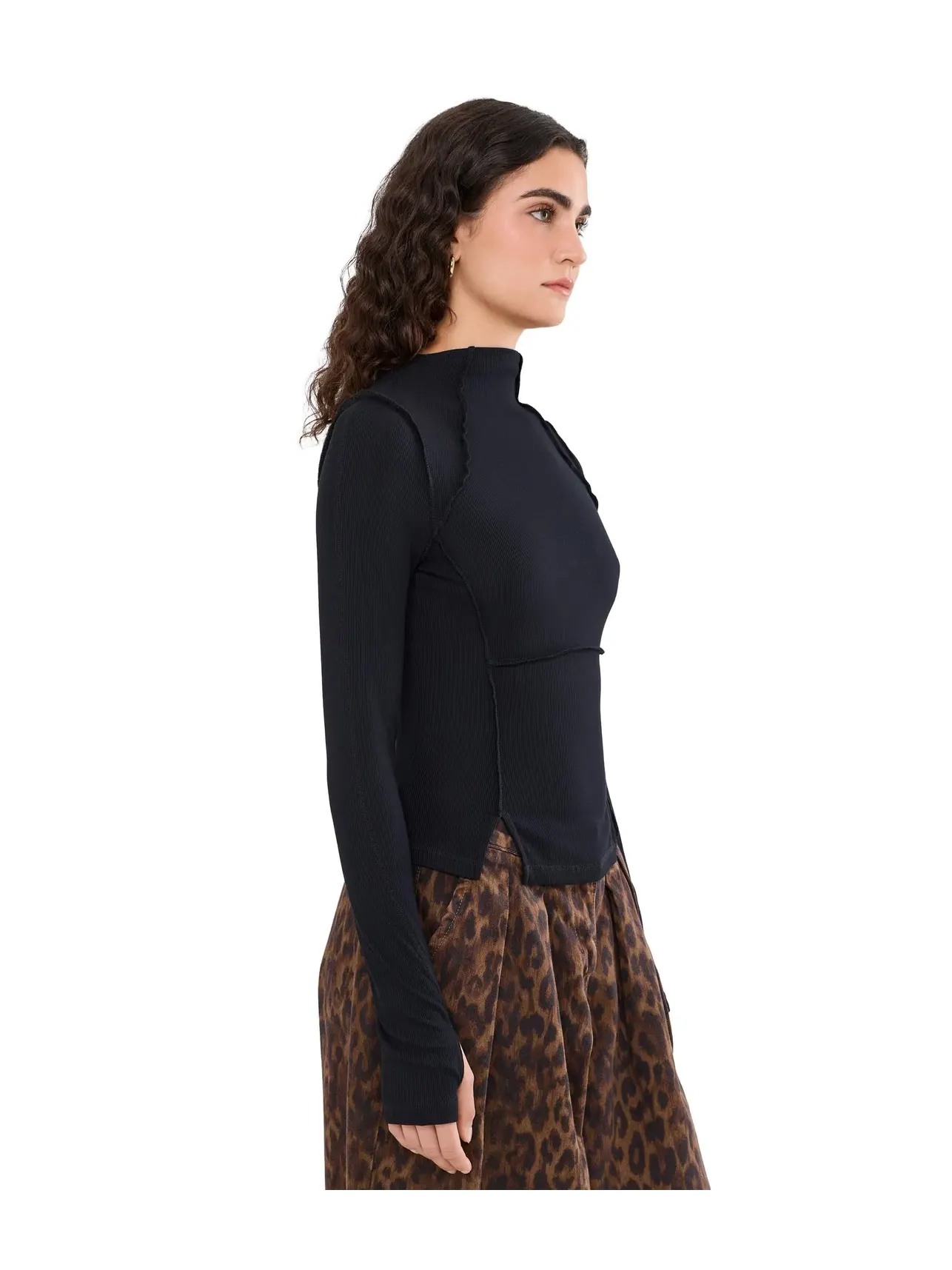 Лонгслив Love Club Long Sleeve Fp Movement — изображение 3 из 5, черный