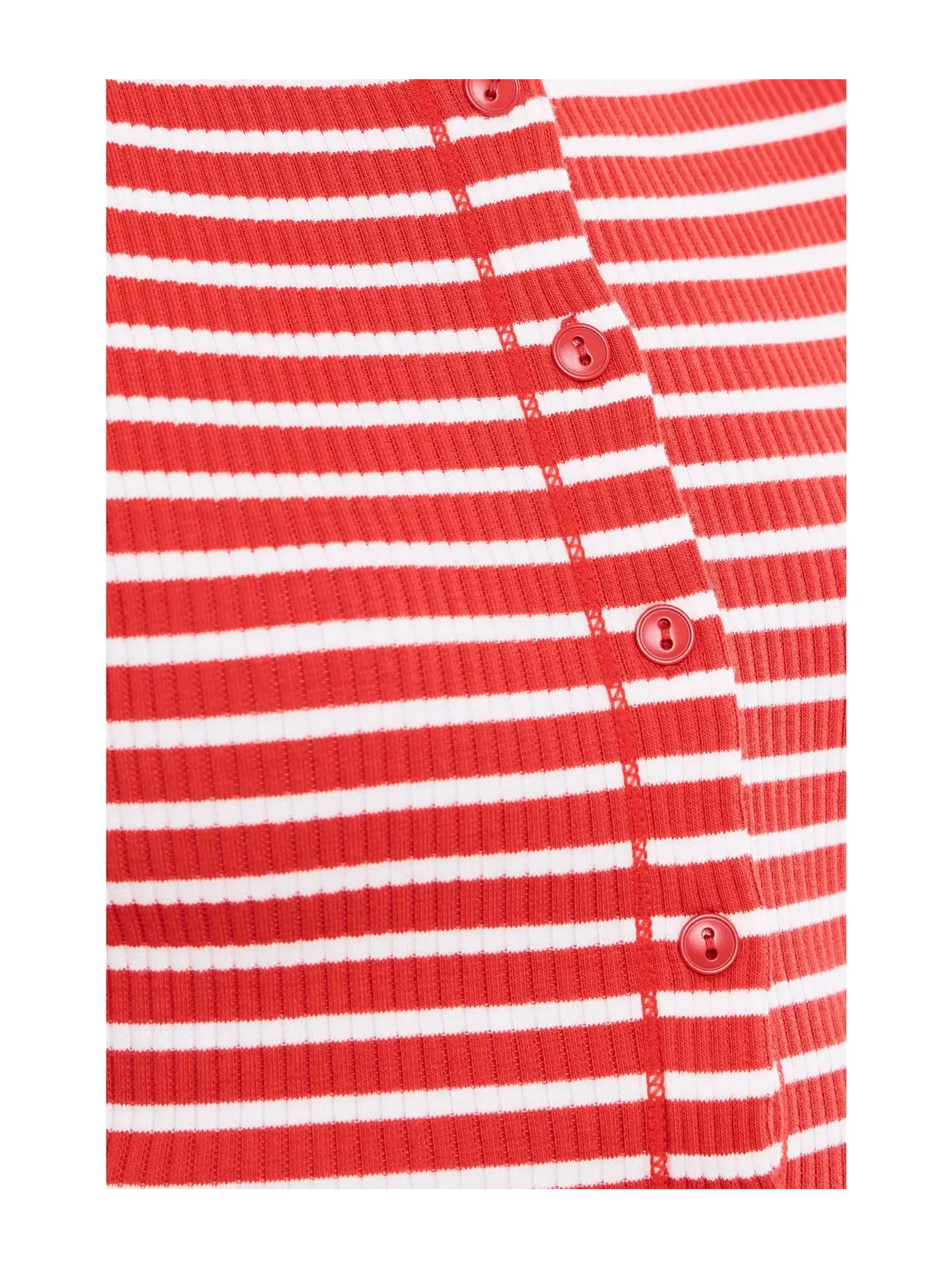 Кардиган в полоску Most Wanted Striped Cardi Free People — изображение 5 из 5, красный/белый