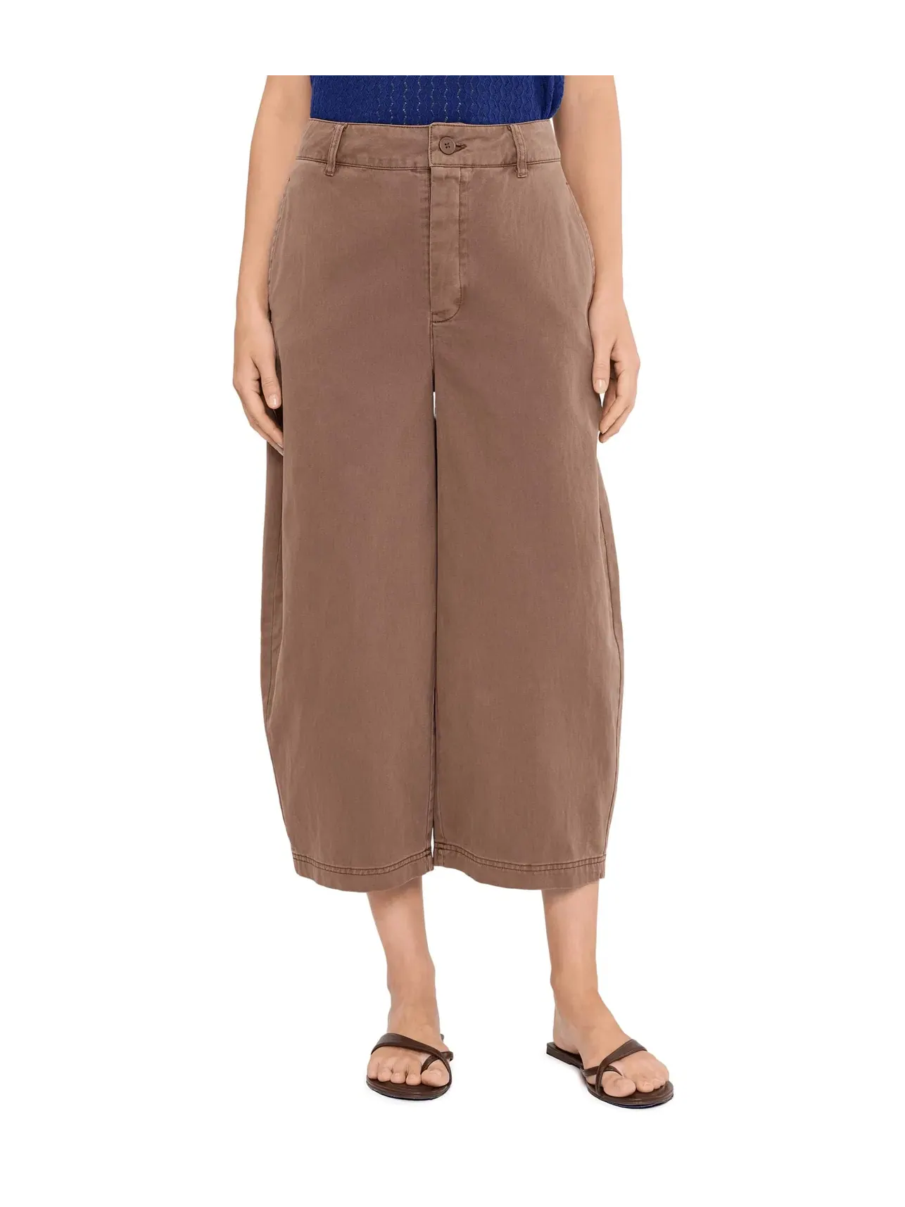 Брюки-чиносы We The Free Lay Down Free People — изображение 1 из 5, брауни
