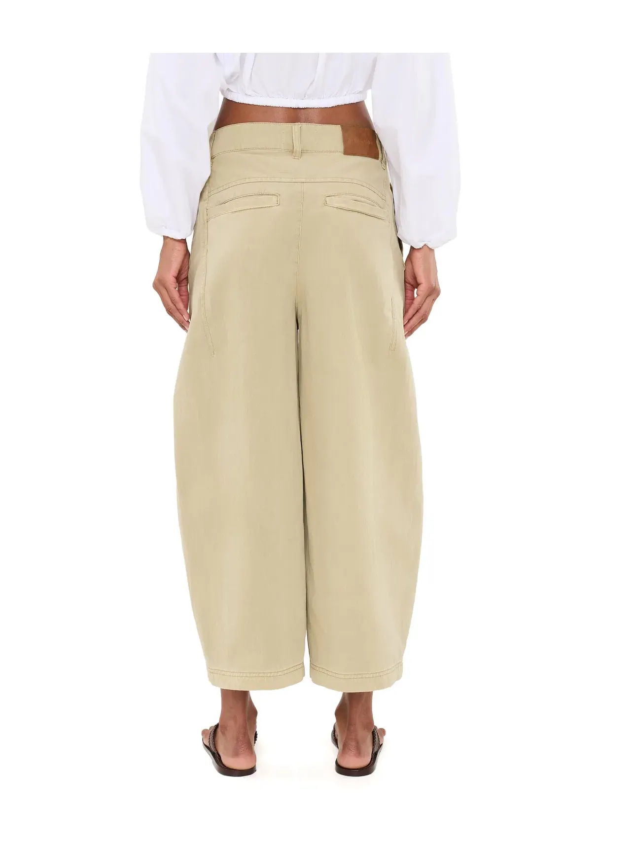 Брюки-чиносы We The Free Lay Down Free People — изображение 4 из 5, зеленый