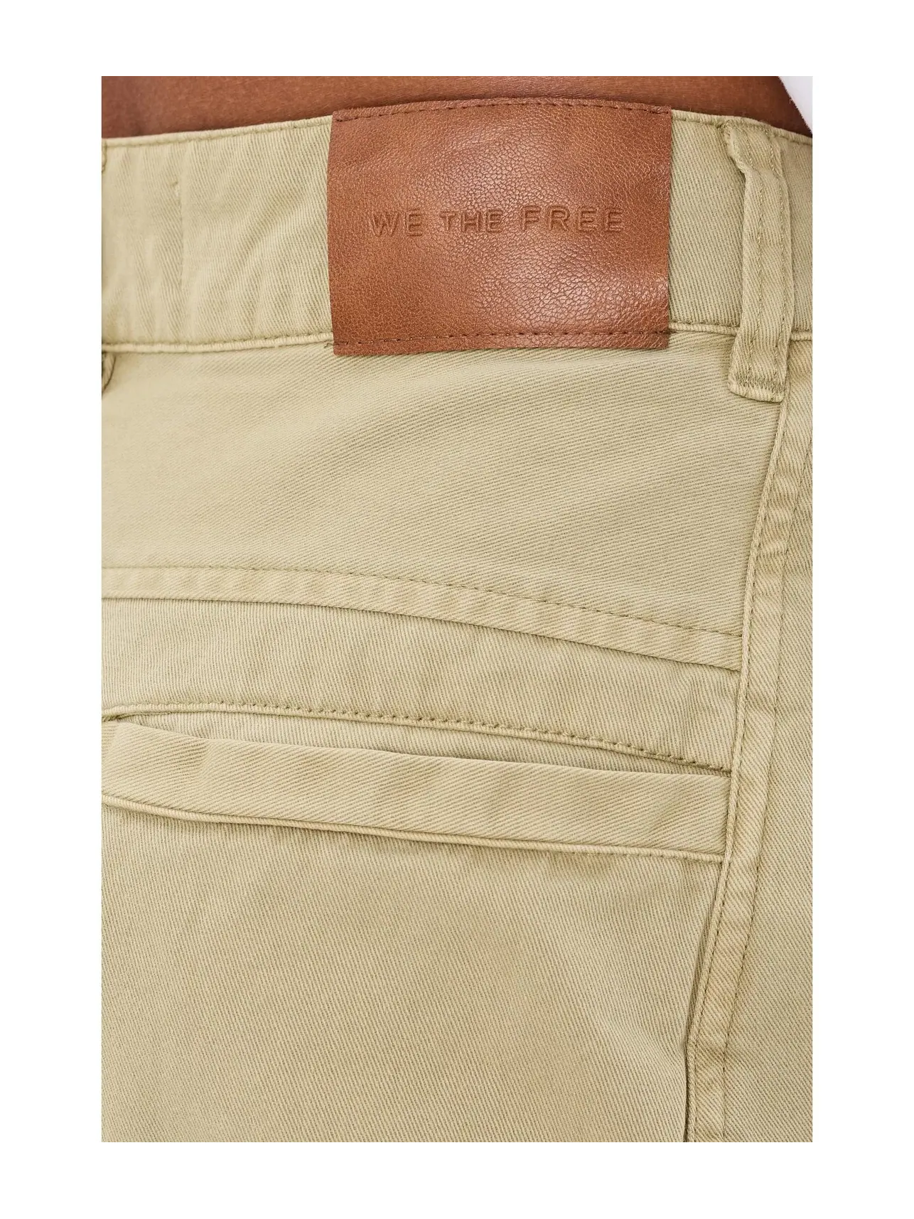 Брюки-чиносы We The Free Lay Down Free People — изображение 5 из 5, зеленый