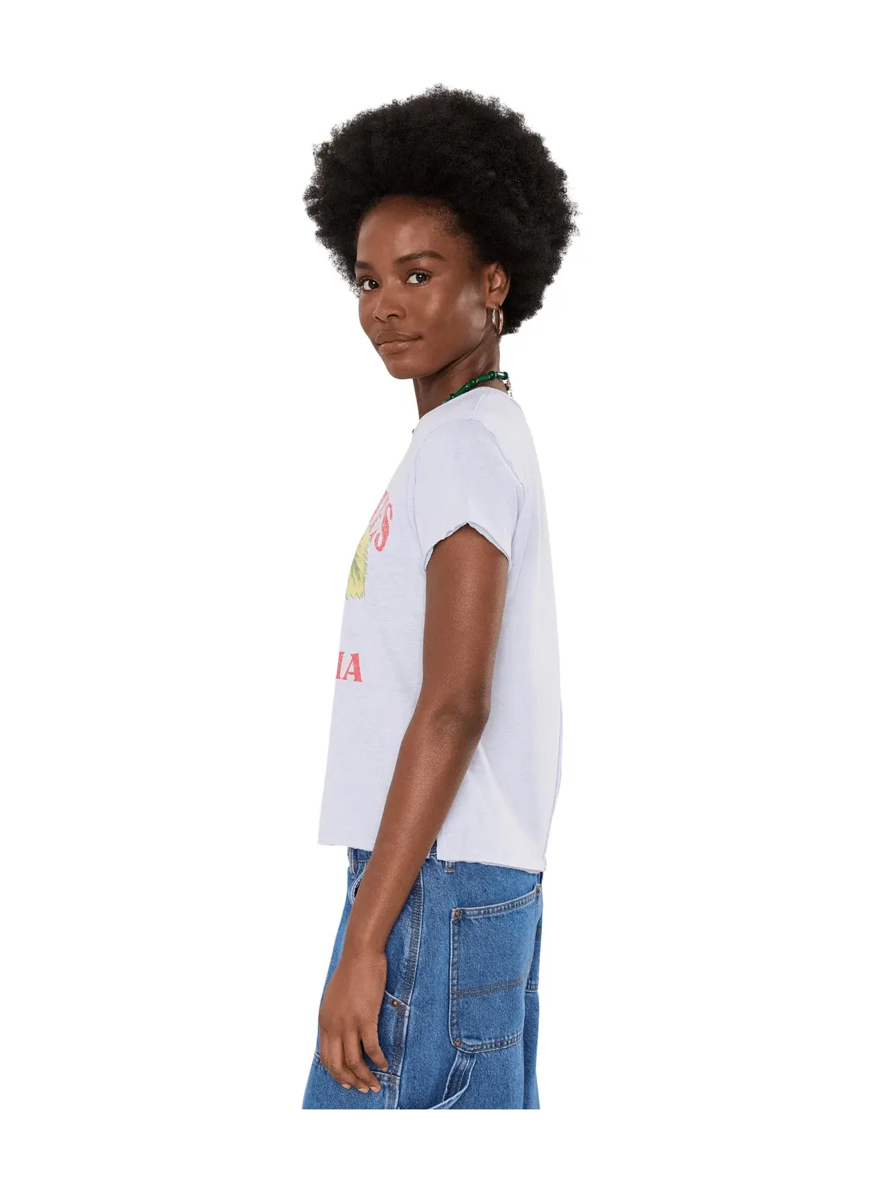 Футболка Nova Tee Graphic Free People — изображение 3 из 5, клубничный