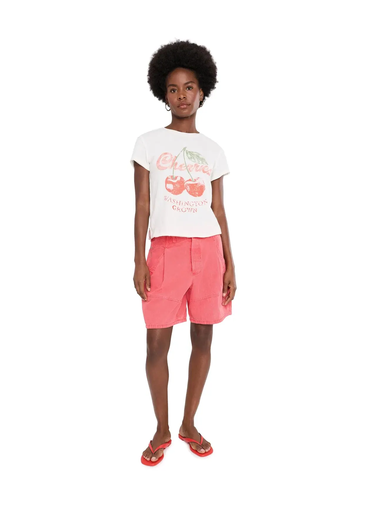 Футболка Nova Tee Graphic Free People — изображение 2 из 5, вишневый