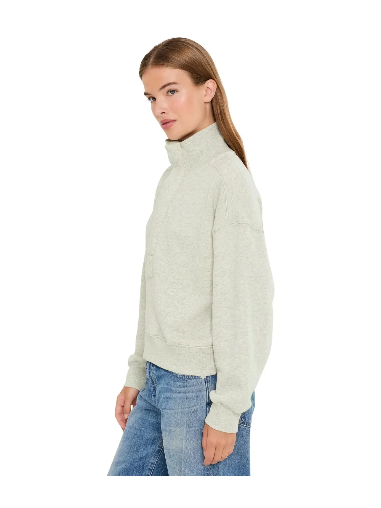 Классический пуловер Free People — изображение 3 из 5, серый