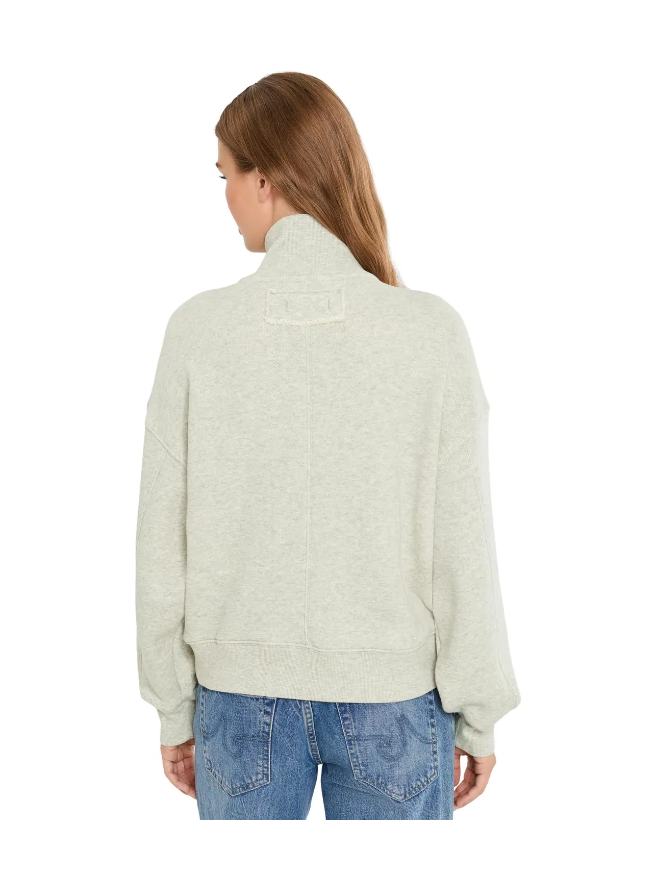 Классический пуловер Free People — изображение 4 из 5, серый