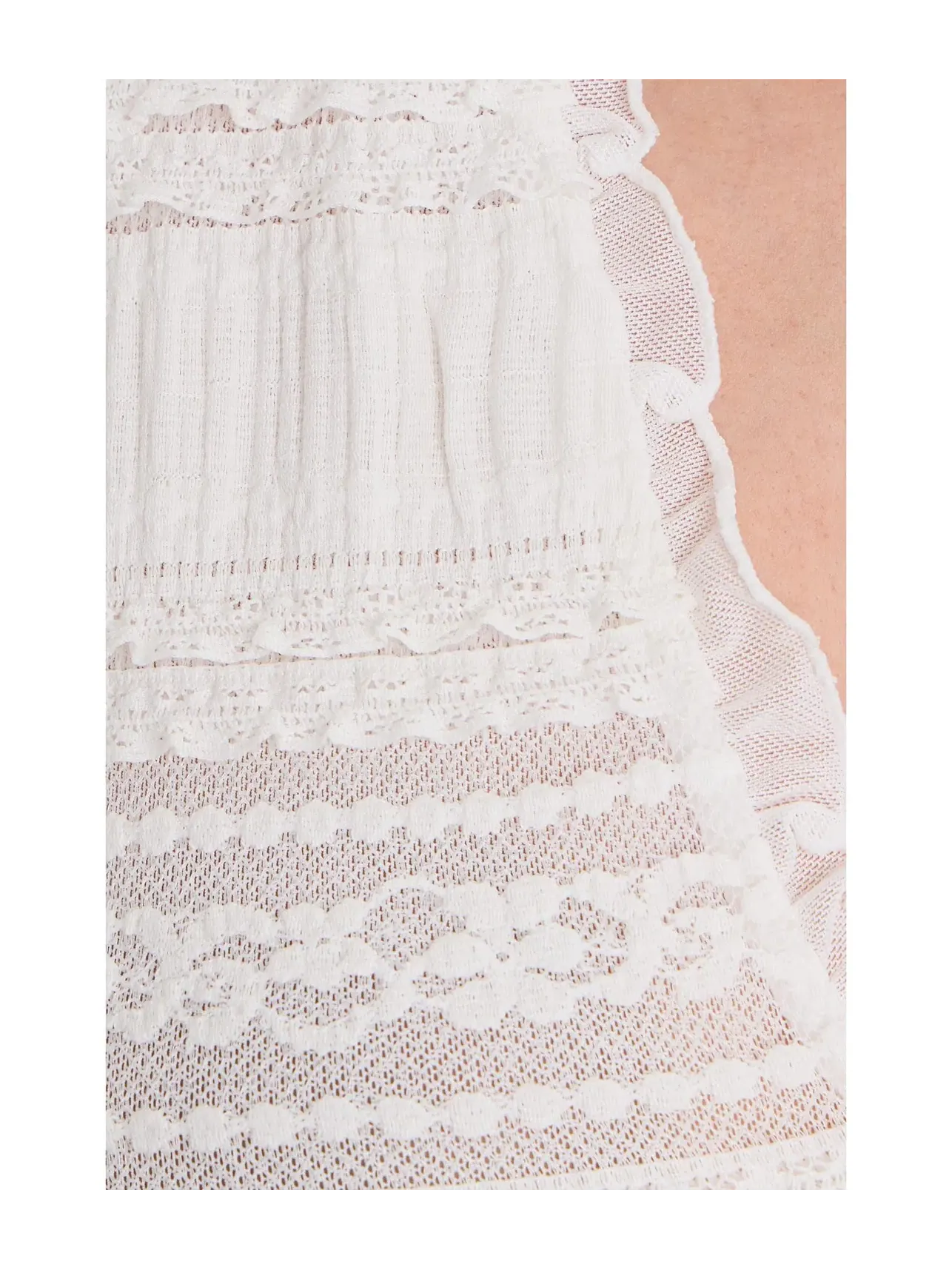 Кокетливая блузка с оборками Free People — изображение 5 из 5, слоновая кость