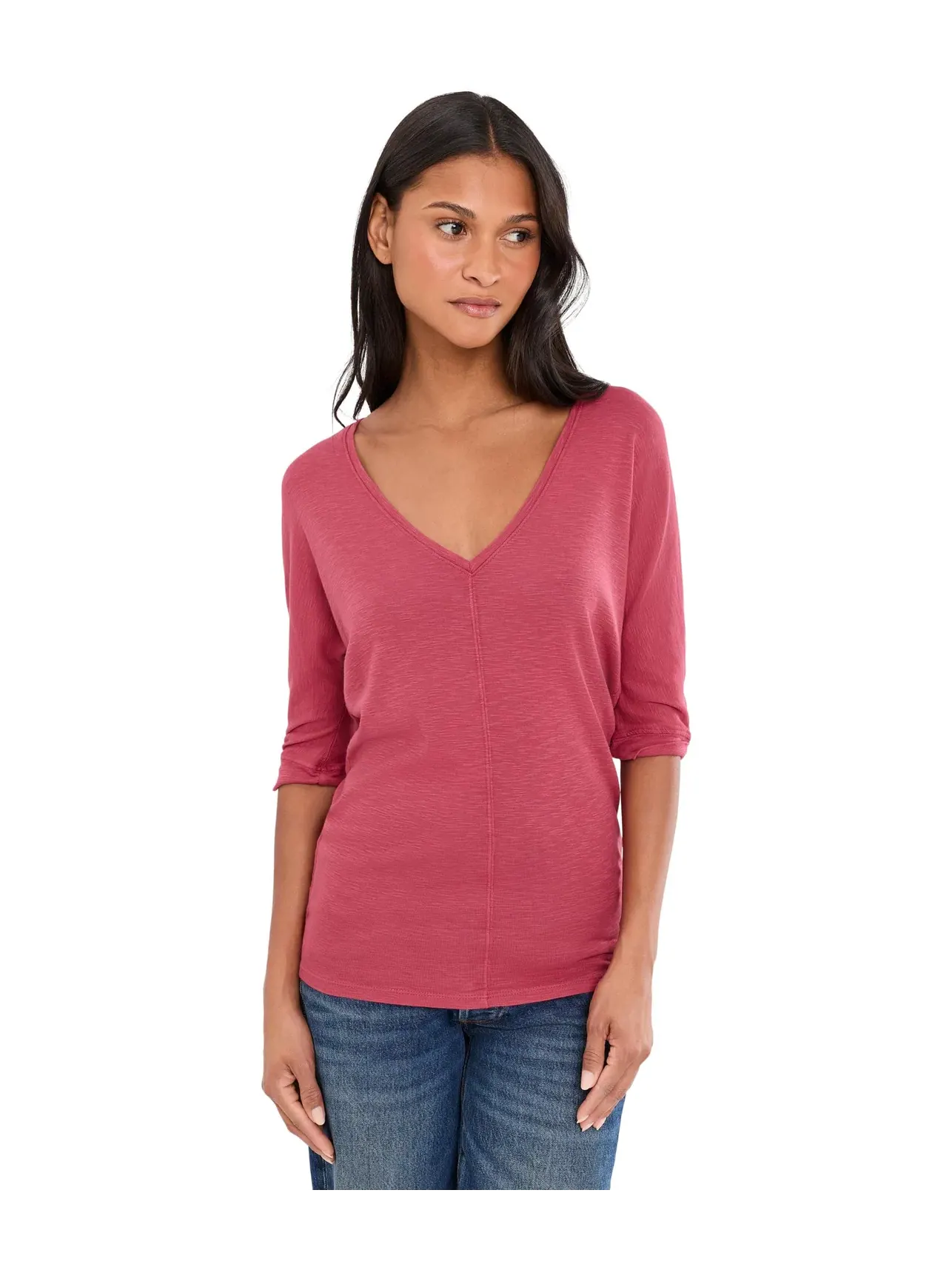 Футболка High Line Free People — изображение 1 из 5, бордовый