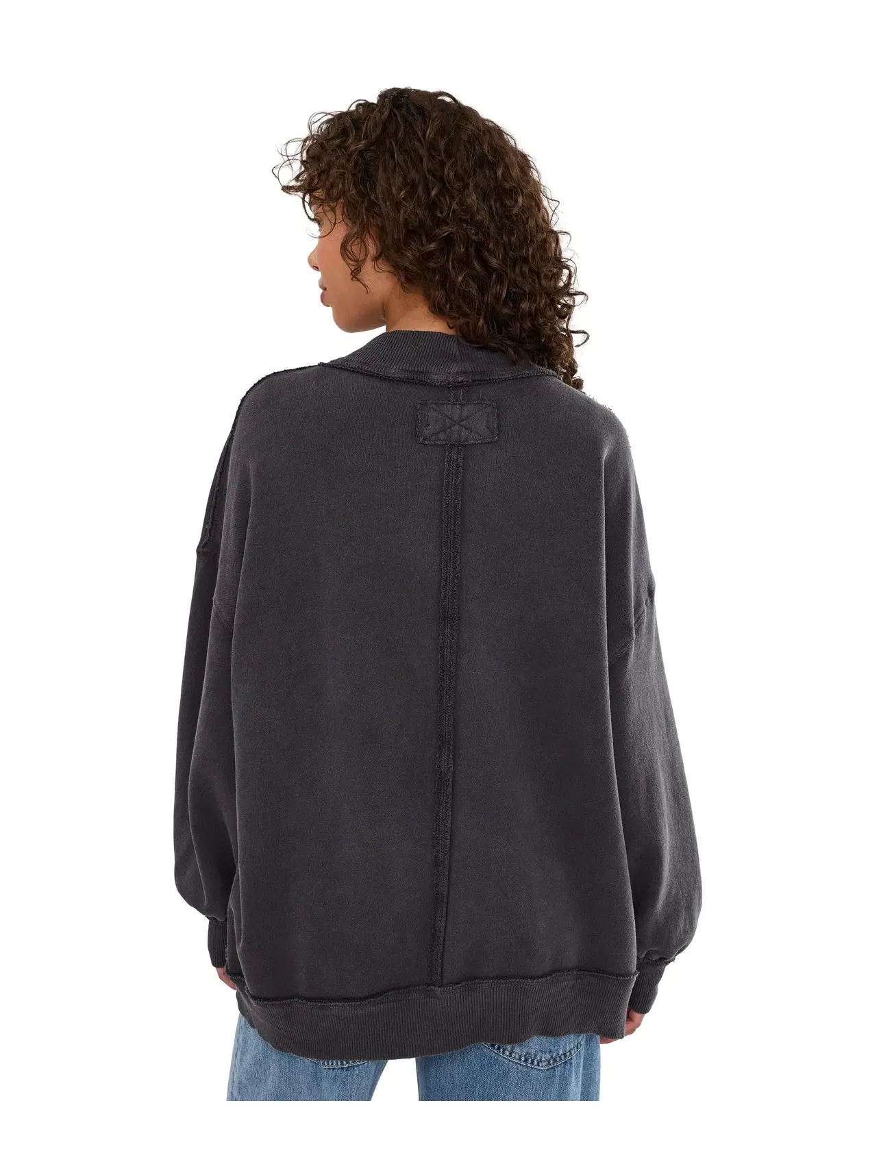 Толстовка We The Free Palm Spring Turtleneck Graphic Pullover Free People — изображение 4 из 5, черный
