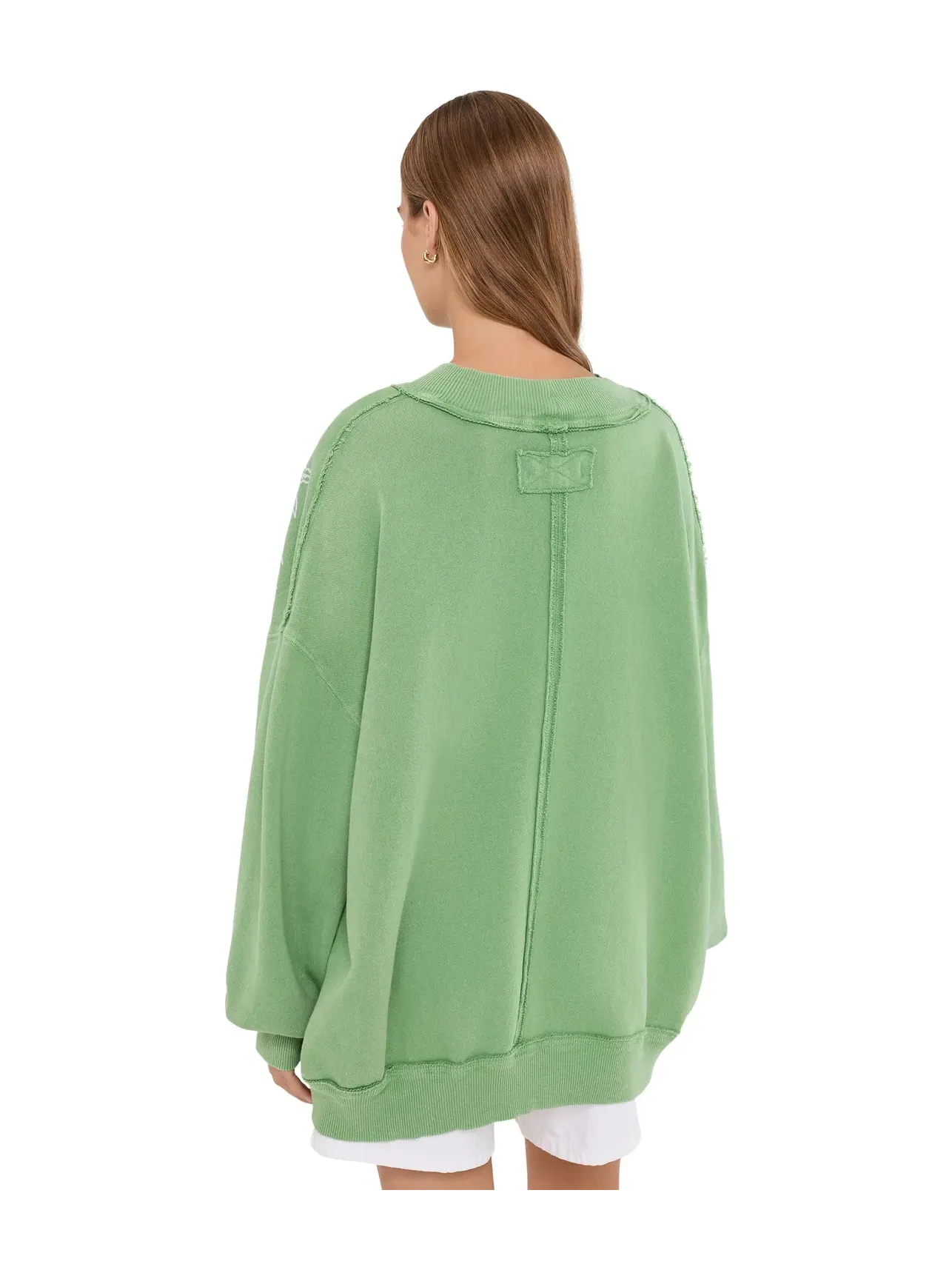 Толстовка We The Free Palm Spring Turtleneck Graphic Pullover Free People — изображение 4 из 5, зеленый
