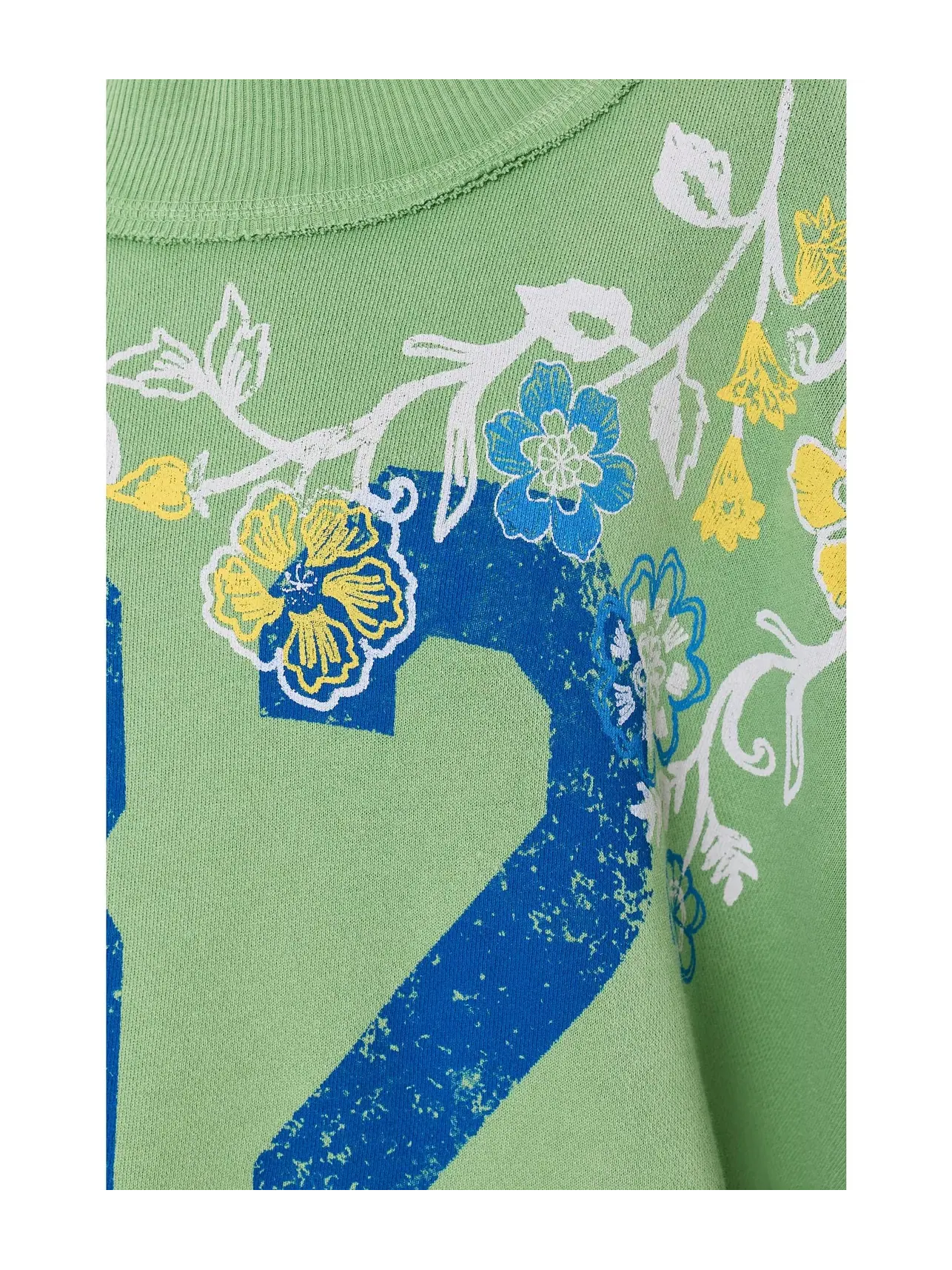 Толстовка We The Free Palm Spring Turtleneck Graphic Pullover Free People — изображение 5 из 5, зеленый