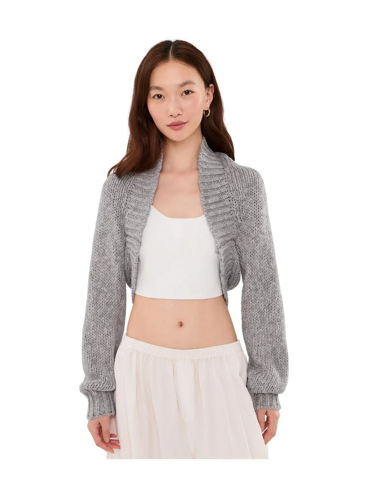 Болеро Opal Shrug Free People — изображение 1 из 5, серый