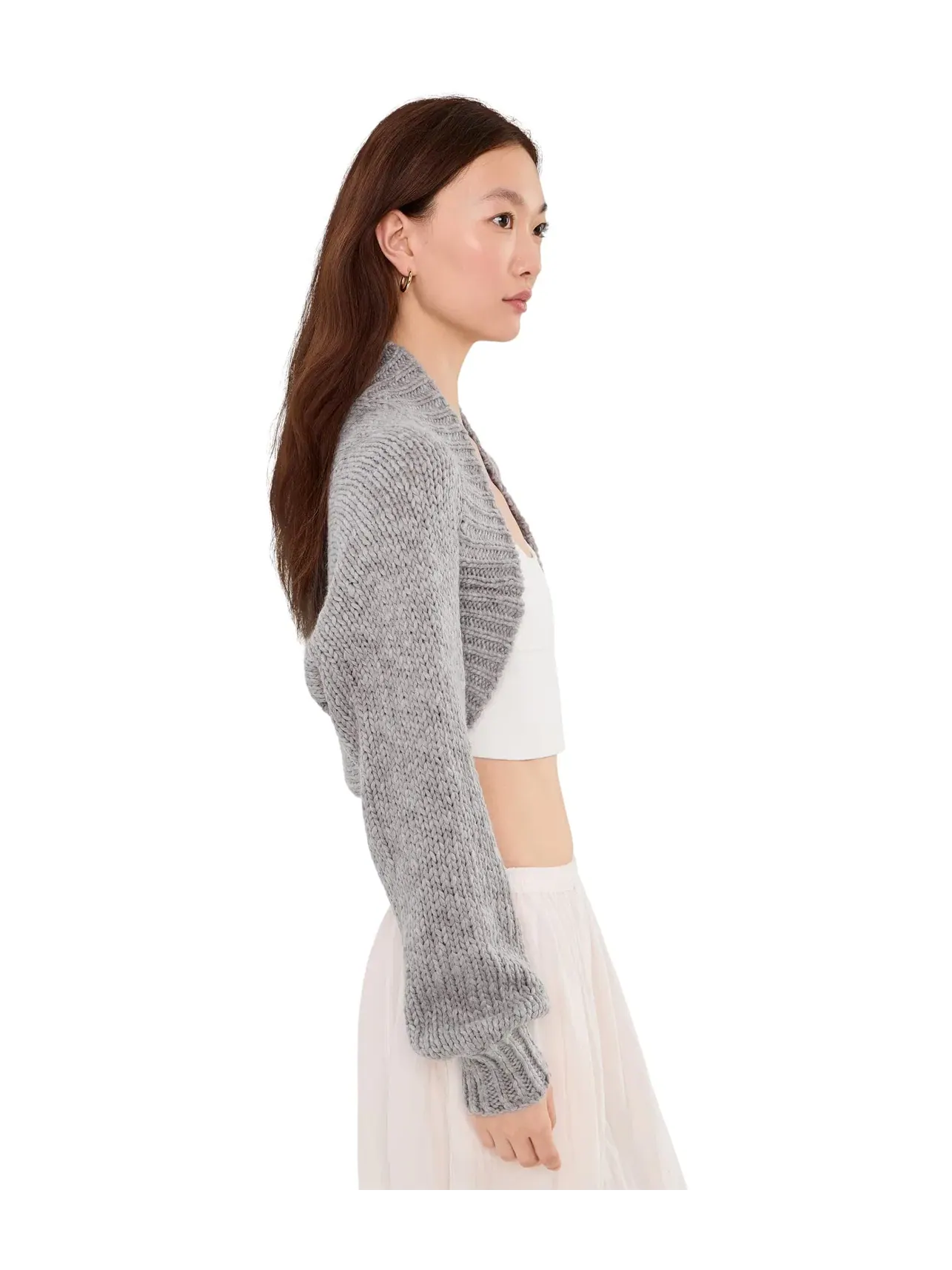 Болеро Opal Shrug Free People — изображение 3 из 5, серый