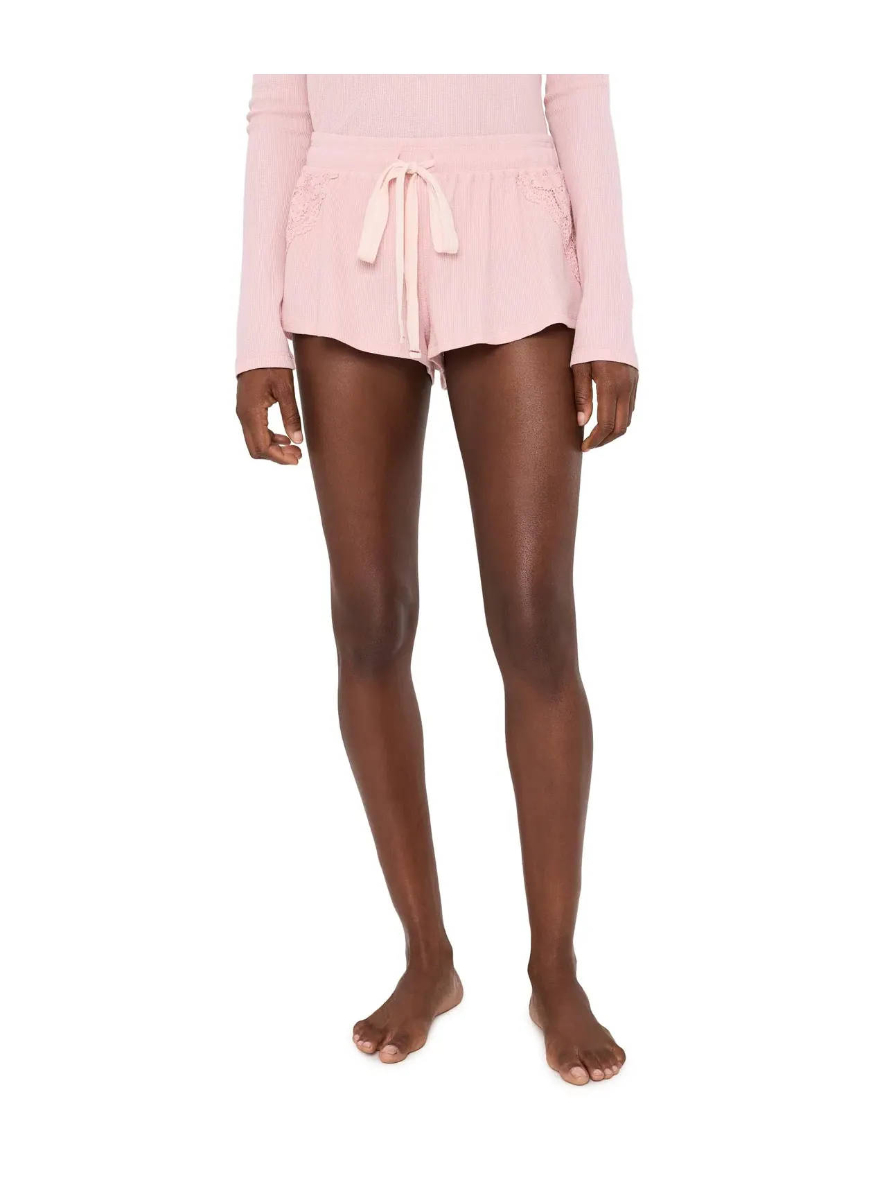 Шорты Made You Blush Soli Free People — изображение 1 из 5, розовый