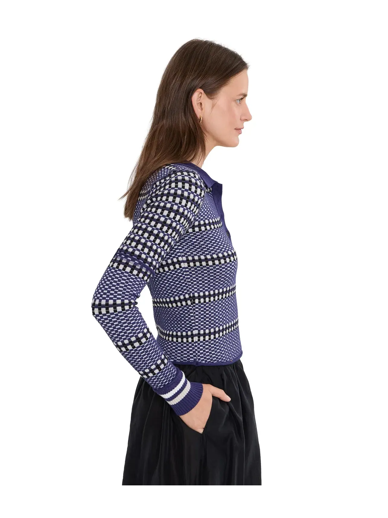 Поло We The Free Level Up Polo Free People — изображение 3 из 5, темно-синий
