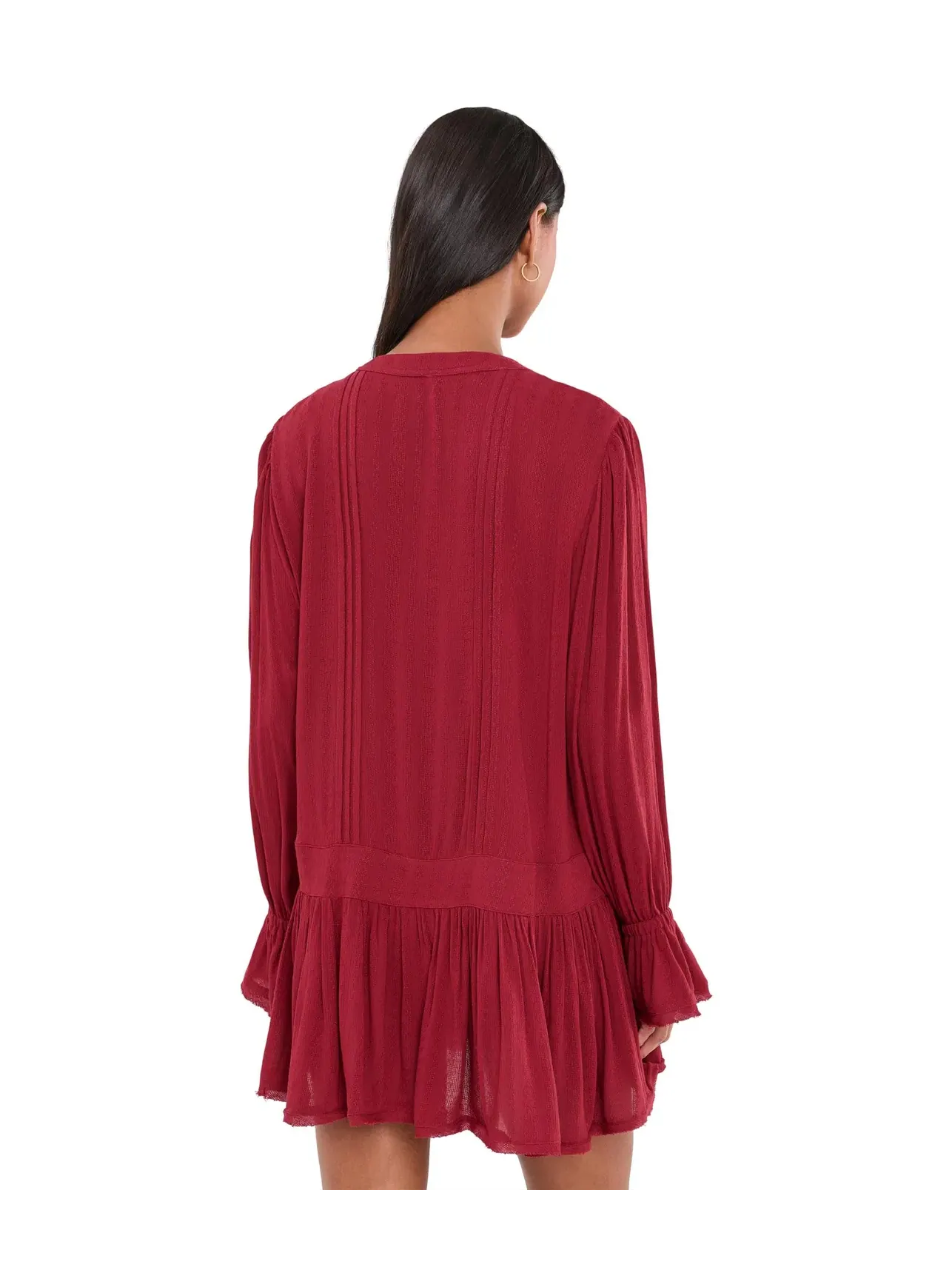 Мини-платье Haute Heirloom Free People — изображение 4 из 5, красный