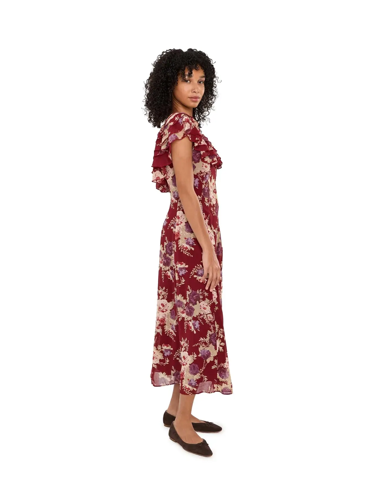 Платье макси Forsythia Maxi Free People — изображение 3 из 5, красный