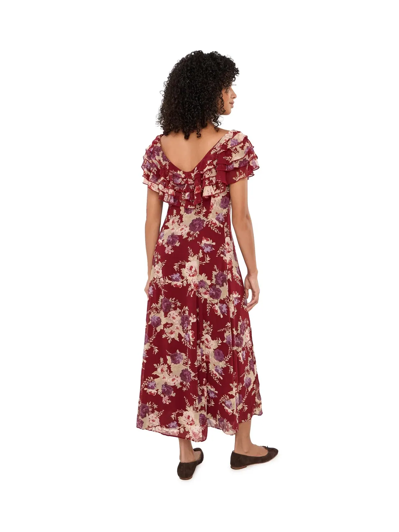 Платье макси Forsythia Maxi Free People — изображение 4 из 5, красный