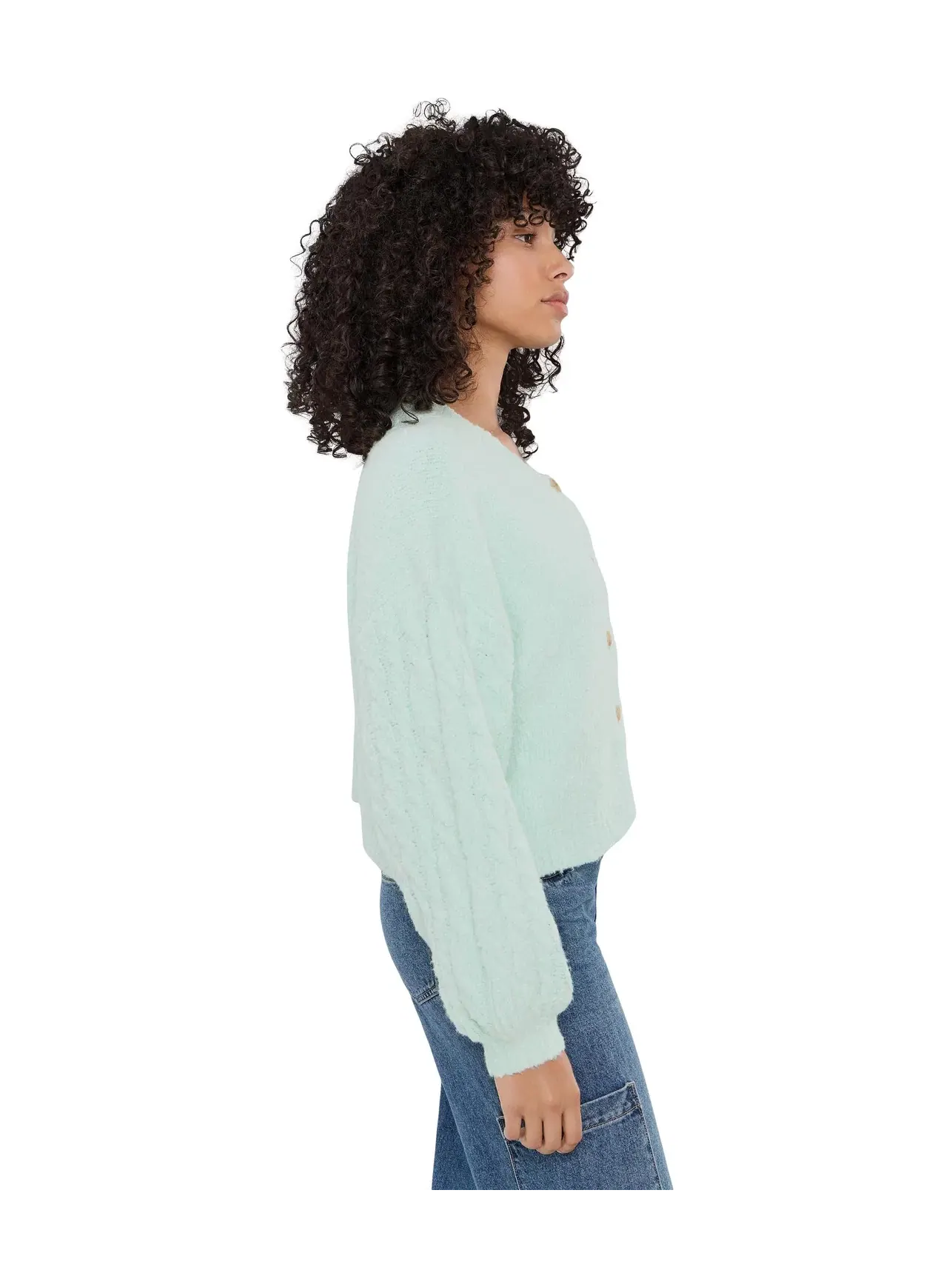 Кардиган Thistle Cardi Free People — изображение 3 из 5, морской бриз