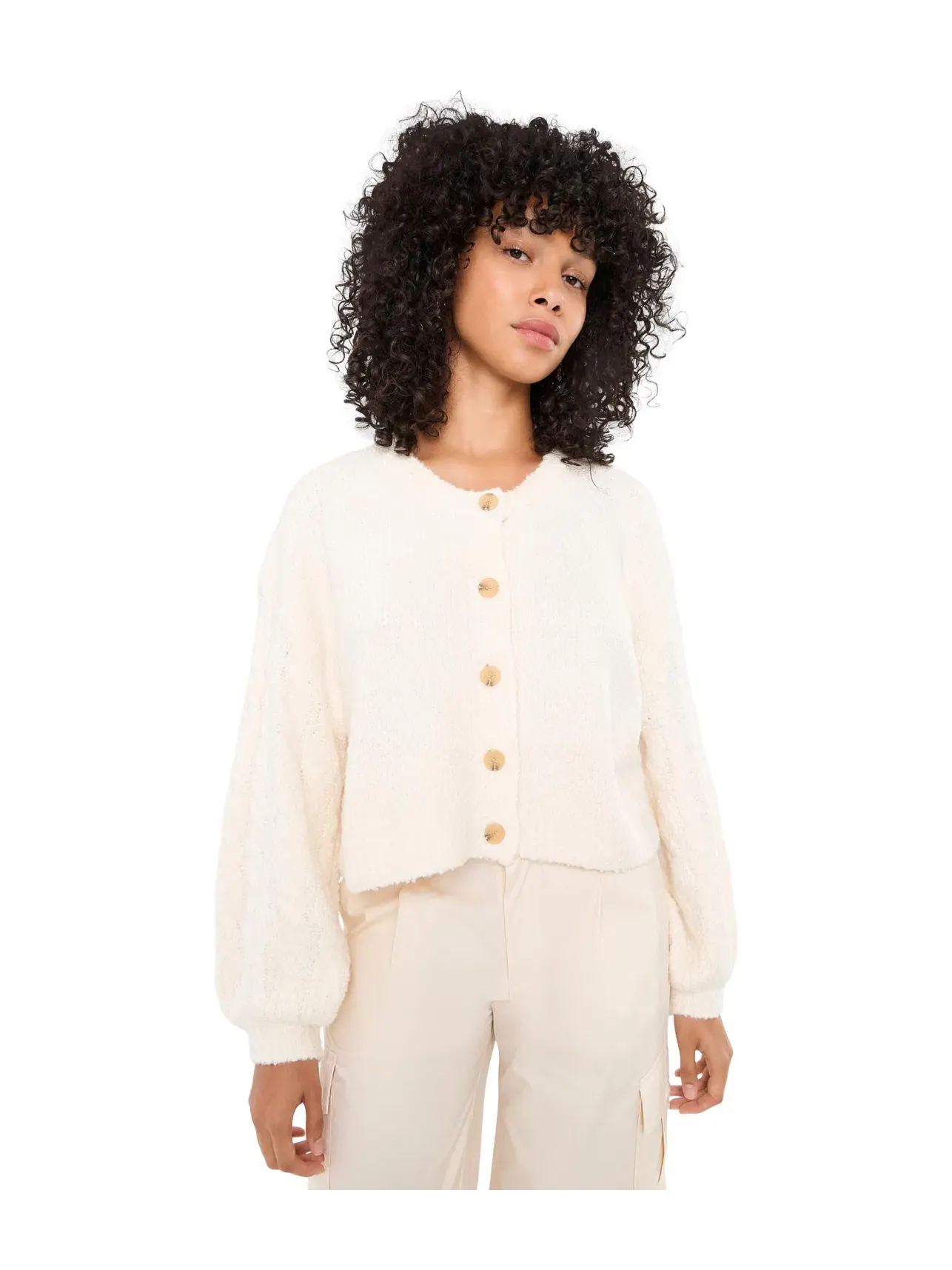 Кардиган Thistle Cardi Free People — изображение 1 из 5, белый