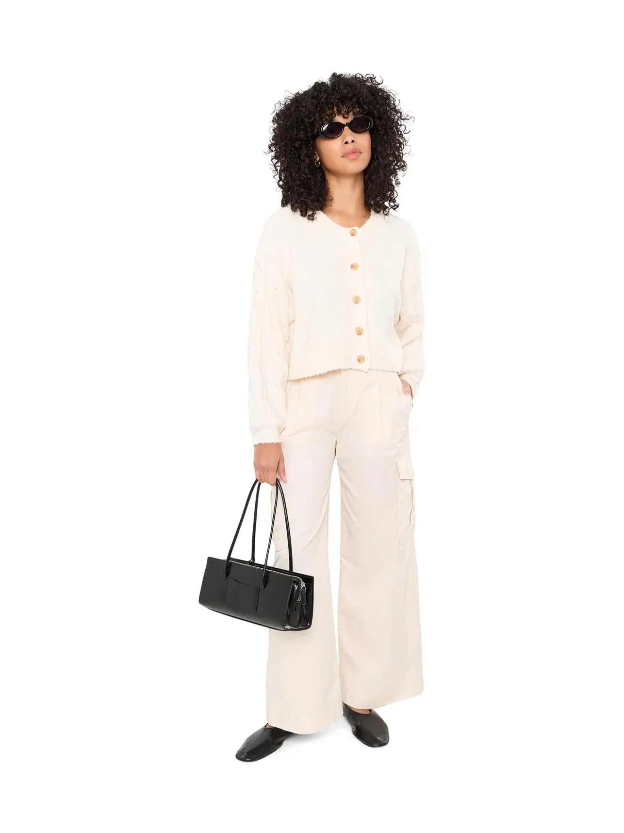 Кардиган Thistle Cardi Free People — изображение 2 из 5, белый
