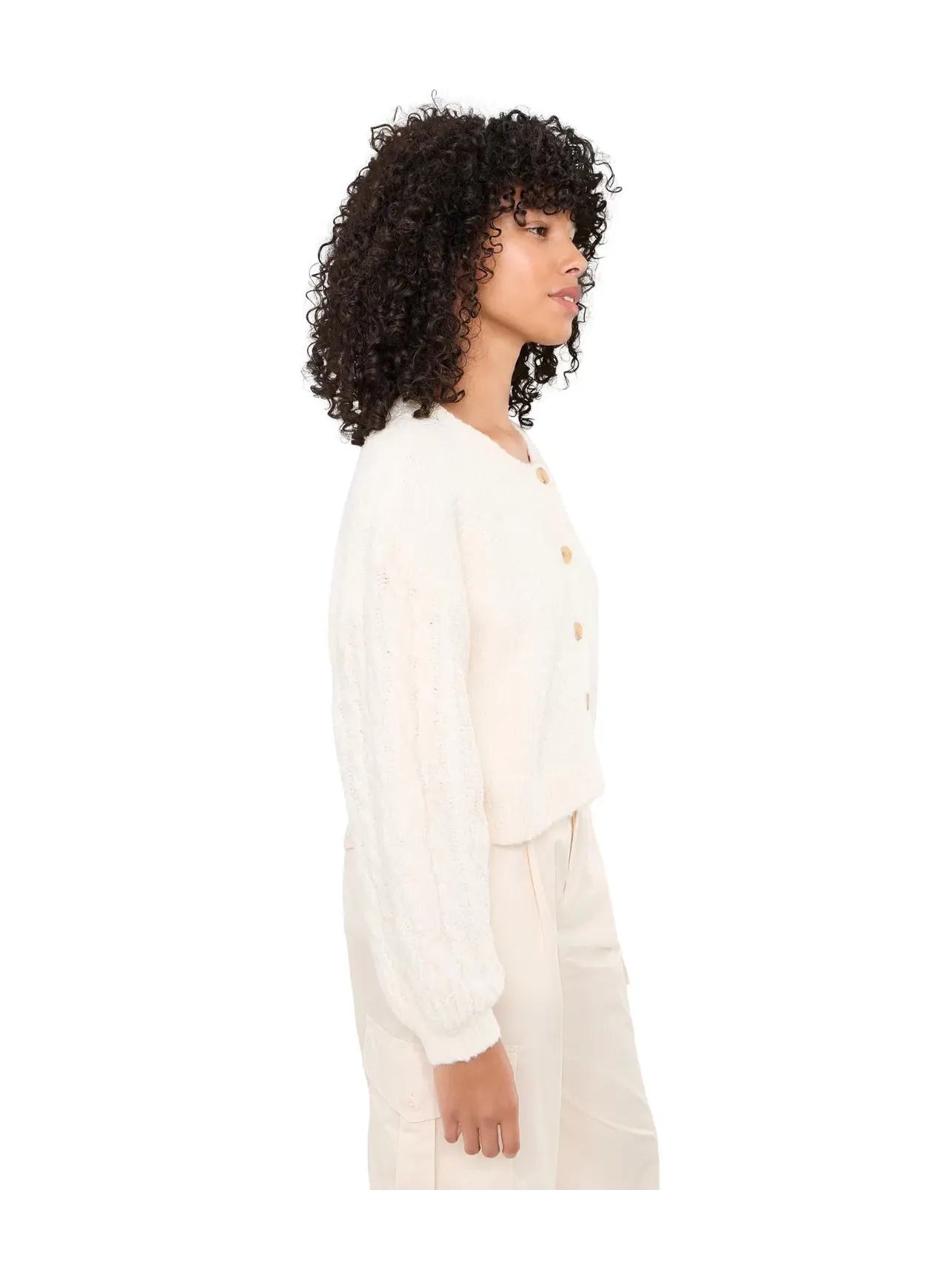Кардиган Thistle Cardi Free People — изображение 3 из 5, белый