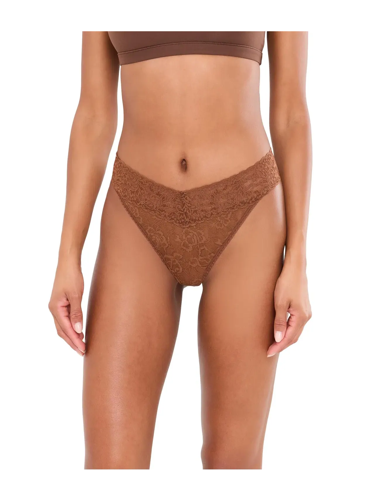 Мультинабор кружевного белья Signature Lace Ice Cream Multipack Hanky Panky — изображение 1 из 3, розовый