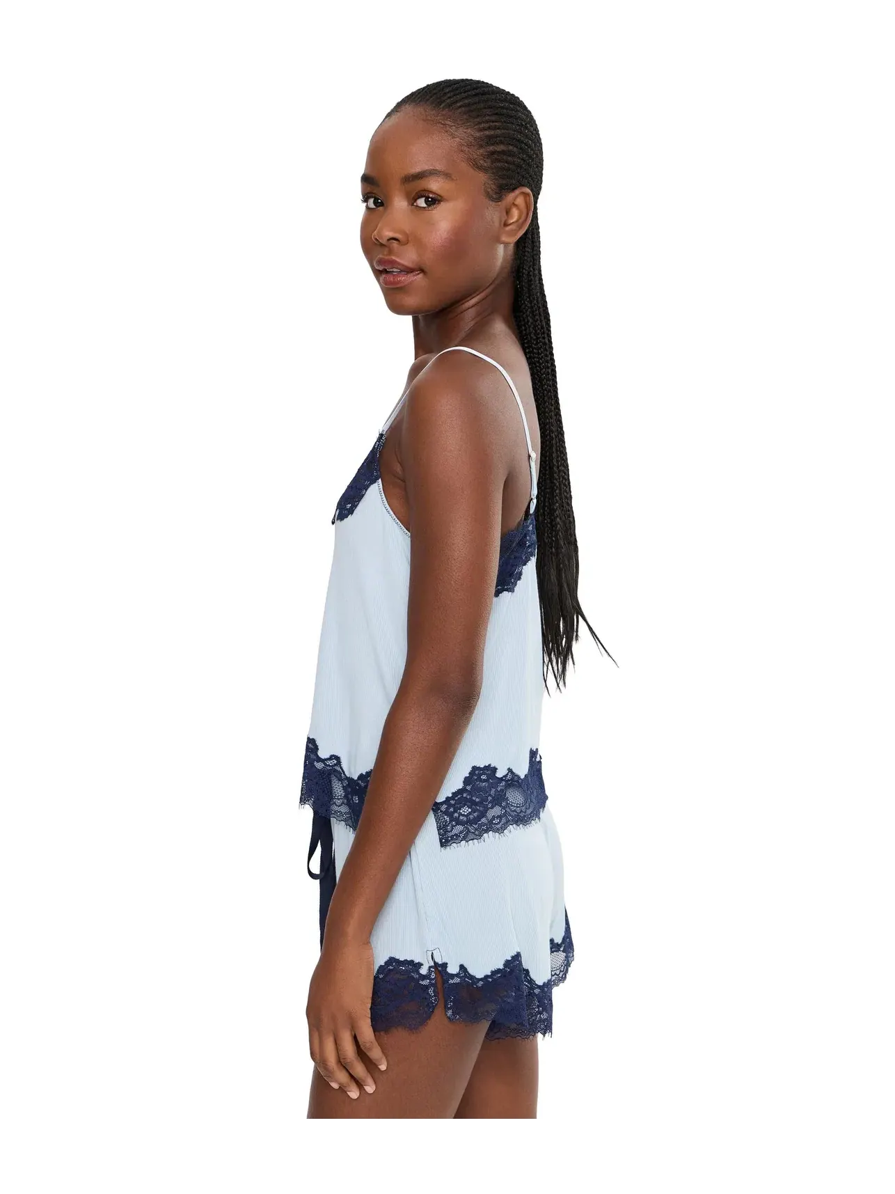 Комплект Dream On Cami Shortie Set Honeydew — изображение 2 из 4, синий