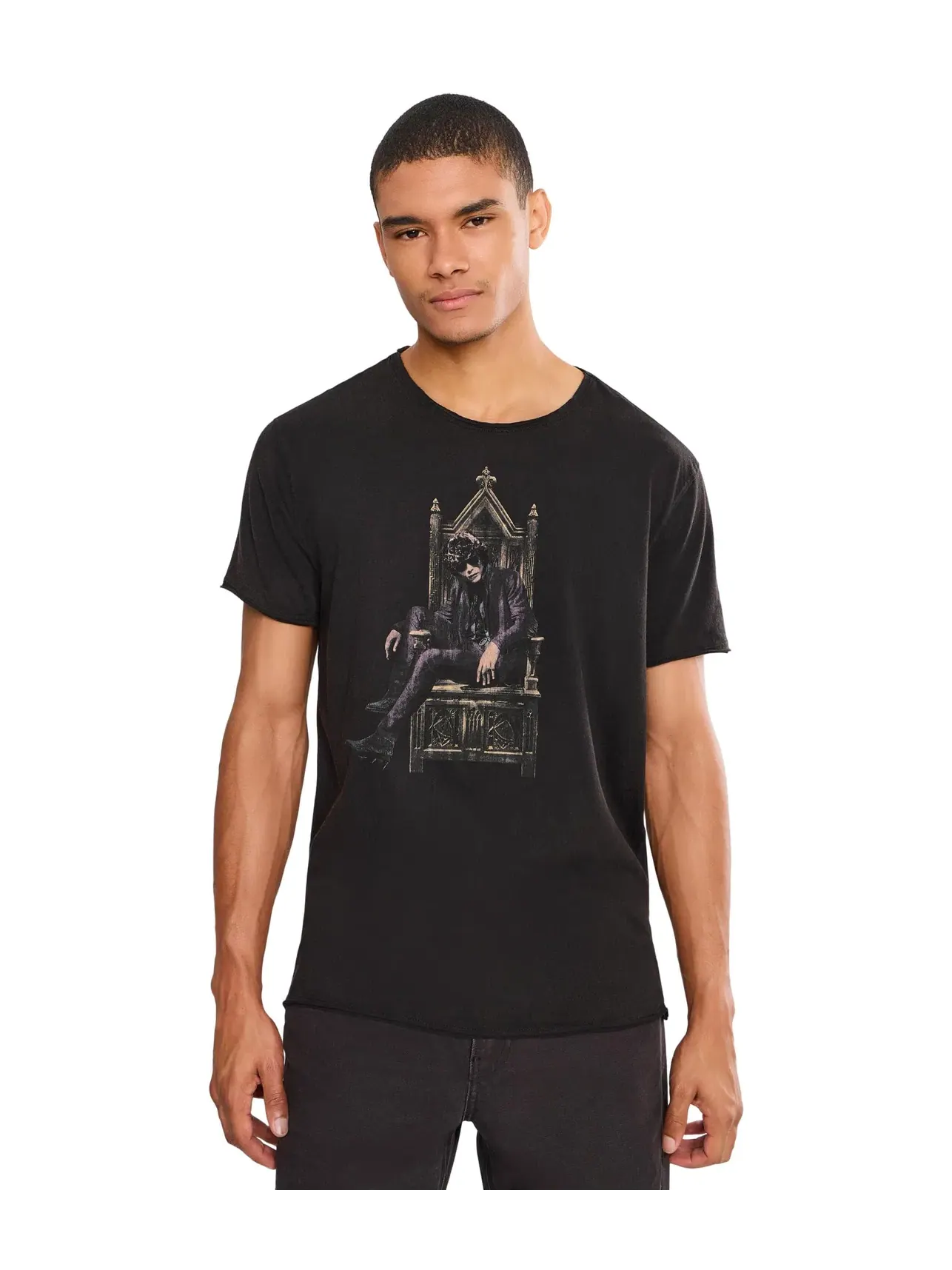 Футболка Throne Tee KG7567W26 John Varvatos — изображение 1 из 5, черный