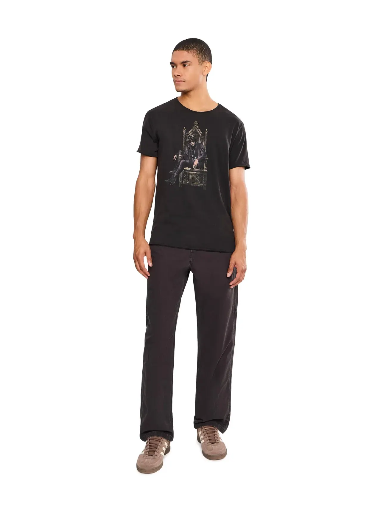 Футболка Throne Tee KG7567W26 John Varvatos — изображение 2 из 5, черный