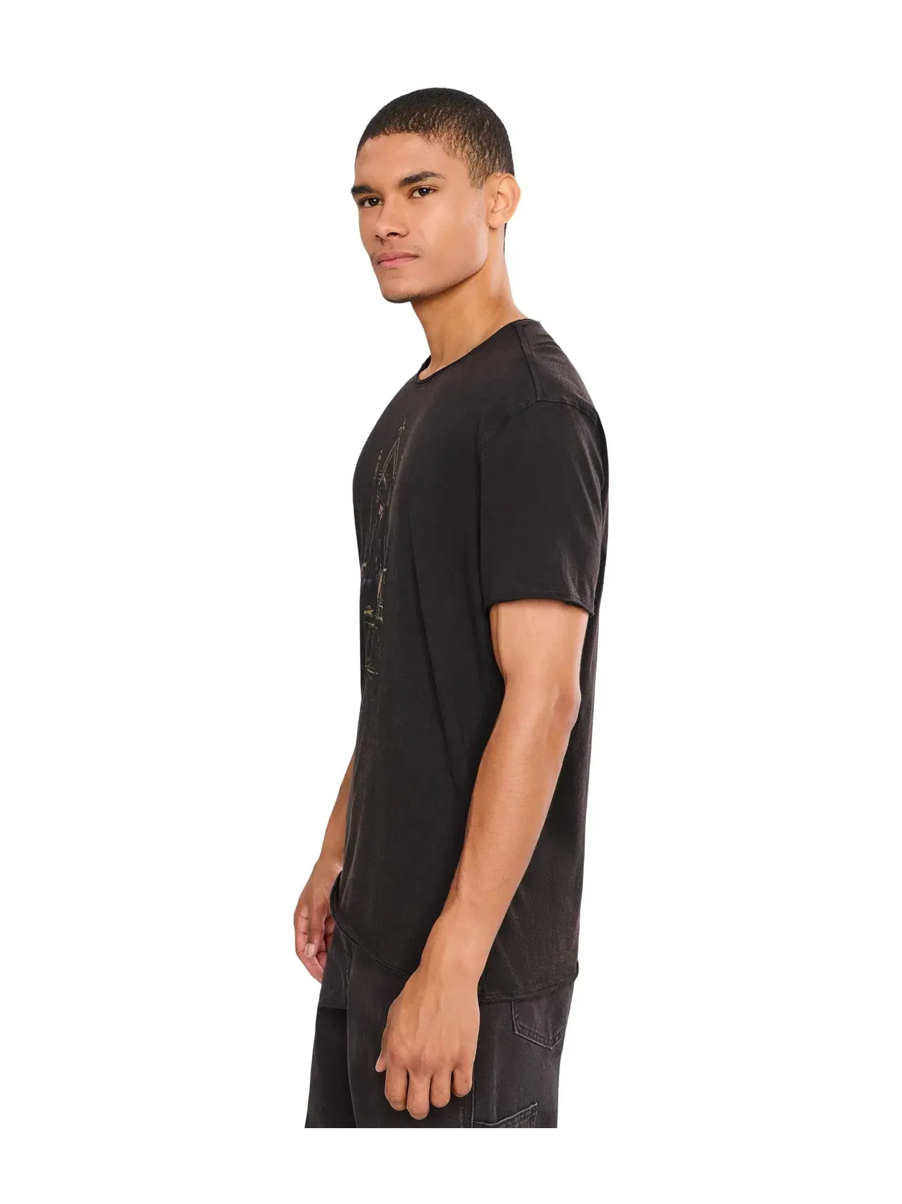 Футболка Throne Tee KG7567W26 John Varvatos — изображение 3 из 5, черный
