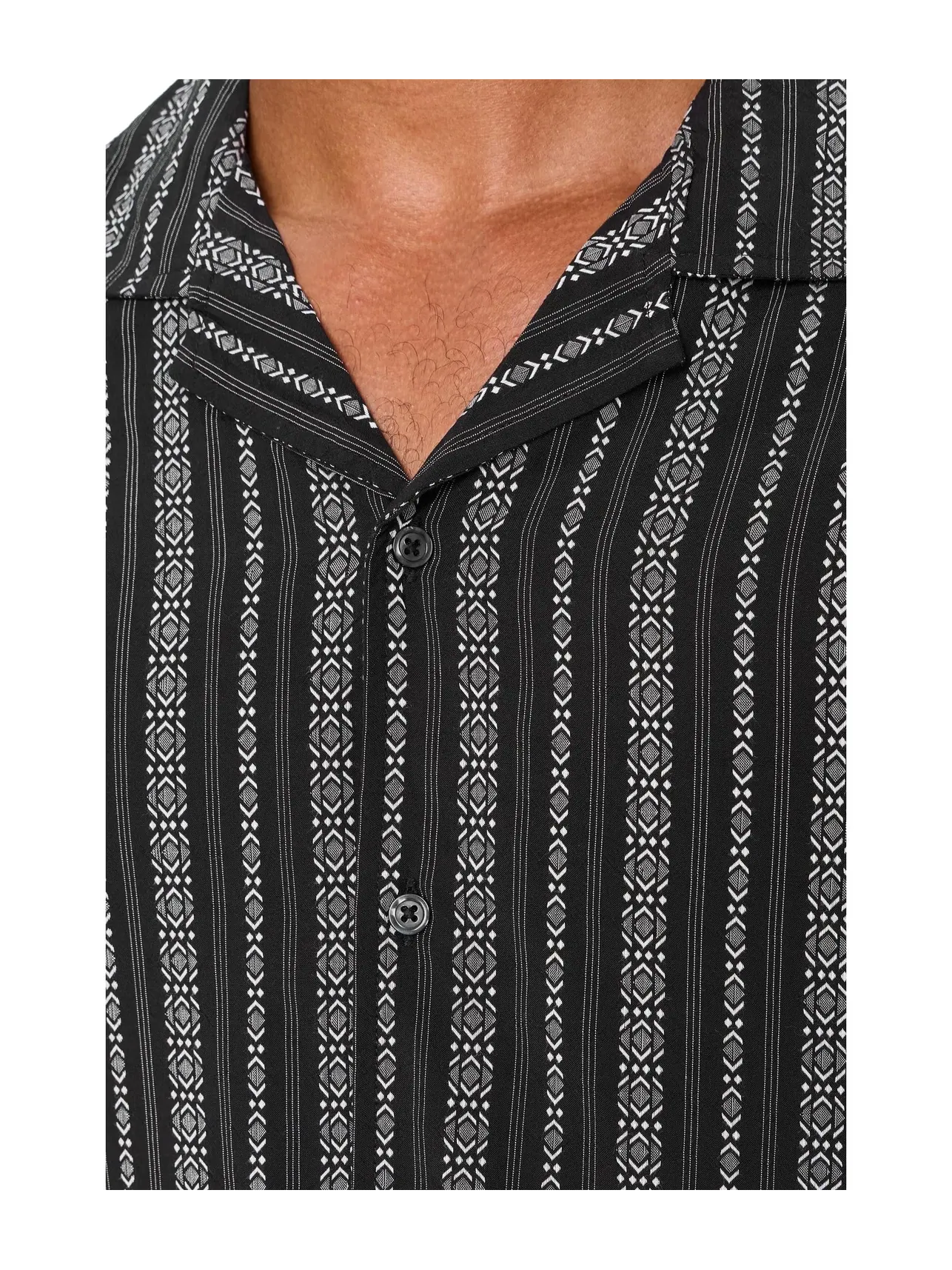 Рубашка с коротким рукавом и отложным воротником Dan W792f26 John Varvatos — изображение 5 из 5, черный