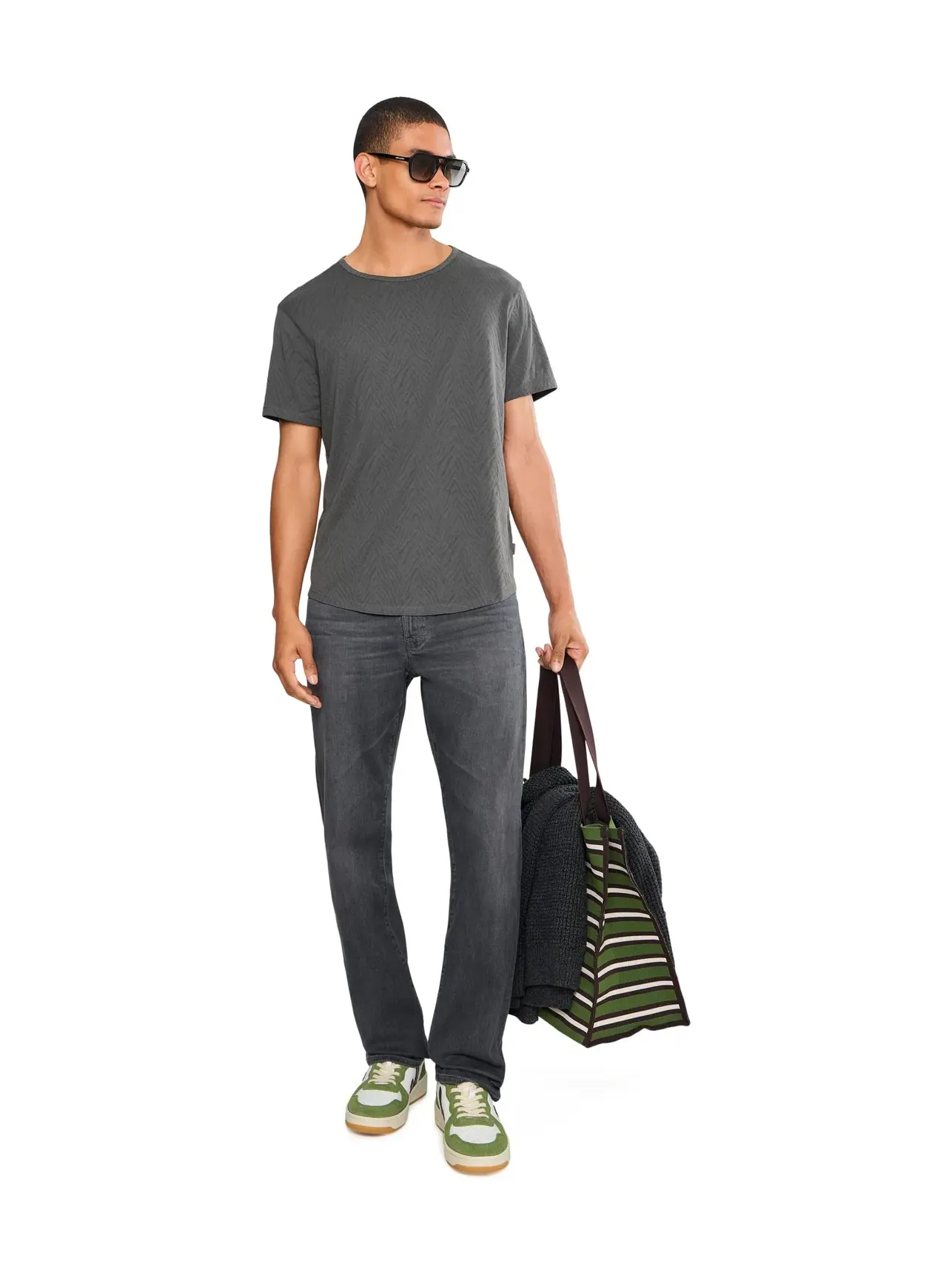 Футболка Mooney Tee K7491W26 John Varvatos — изображение 2 из 5, глубокий темно-серый