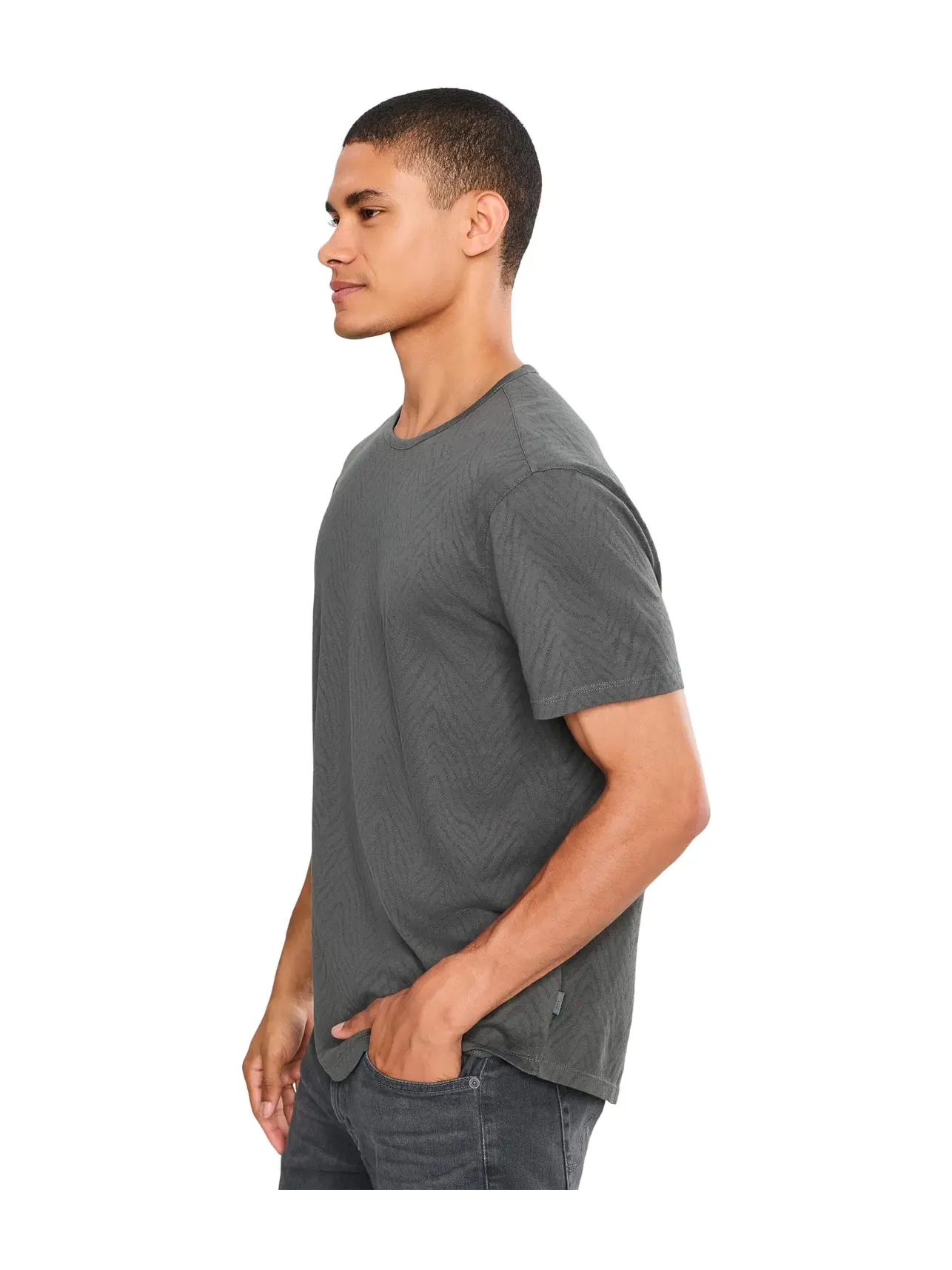 Футболка Mooney Tee K7491W26 John Varvatos — изображение 3 из 5, глубокий темно-серый