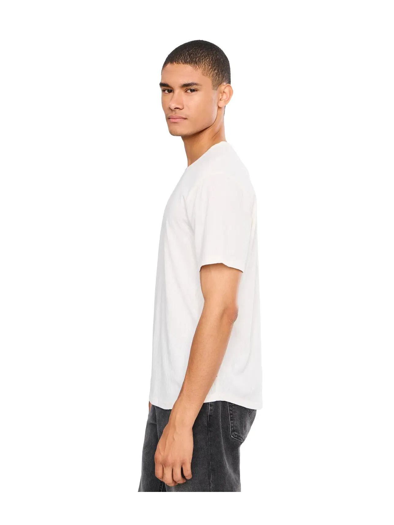 Футболка Mooney Tee K7491W26 John Varvatos — изображение 3 из 5, серебристый