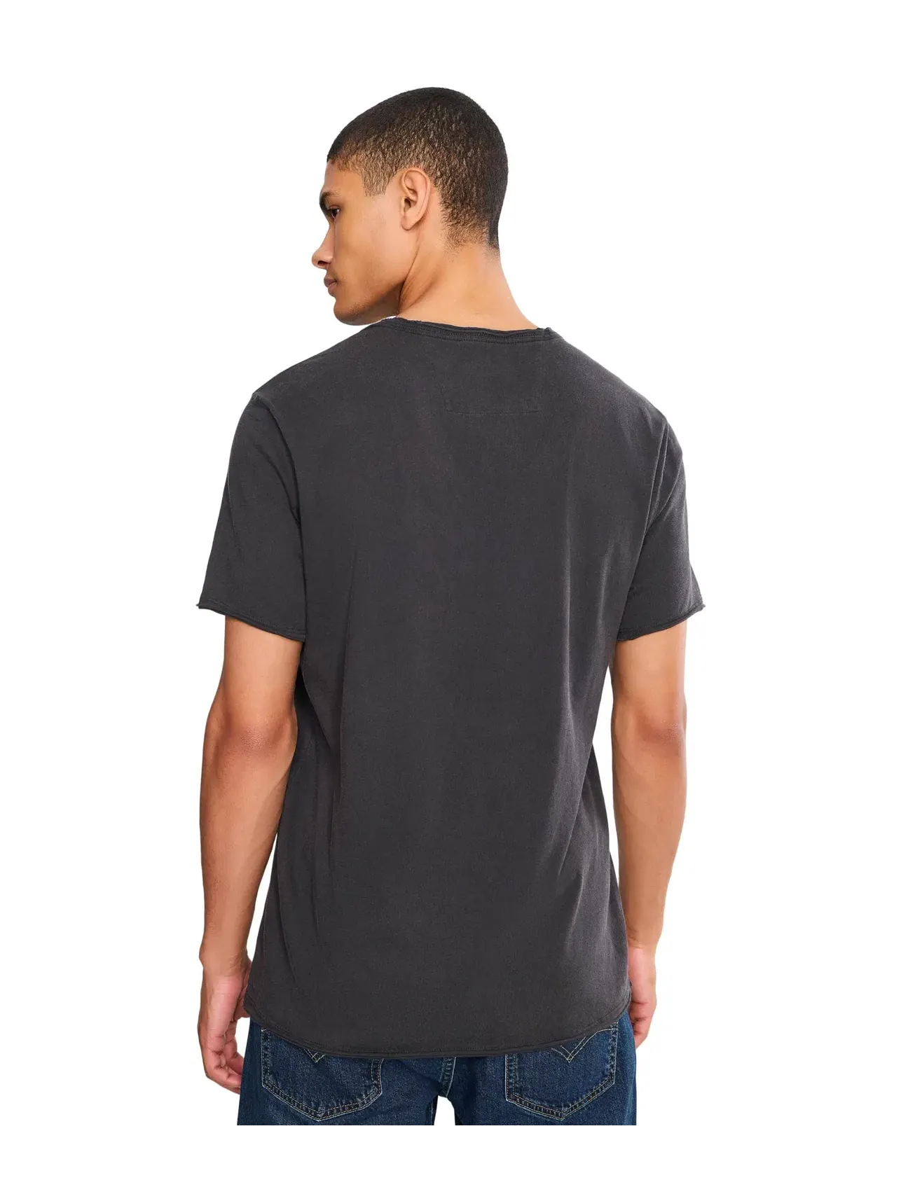 Футболка "Миротворец" KG7559W26 John Varvatos — изображение 4 из 5, черный