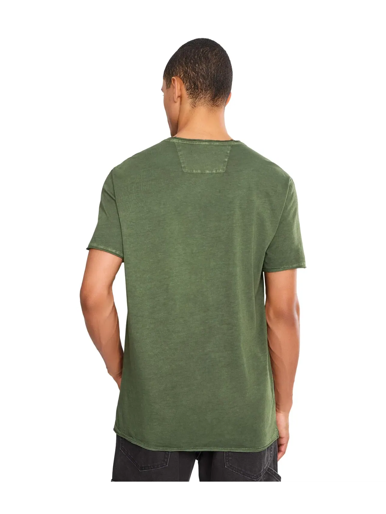 Футболка "Миротворец" KG7559W26 John Varvatos — изображение 4 из 5, мох
