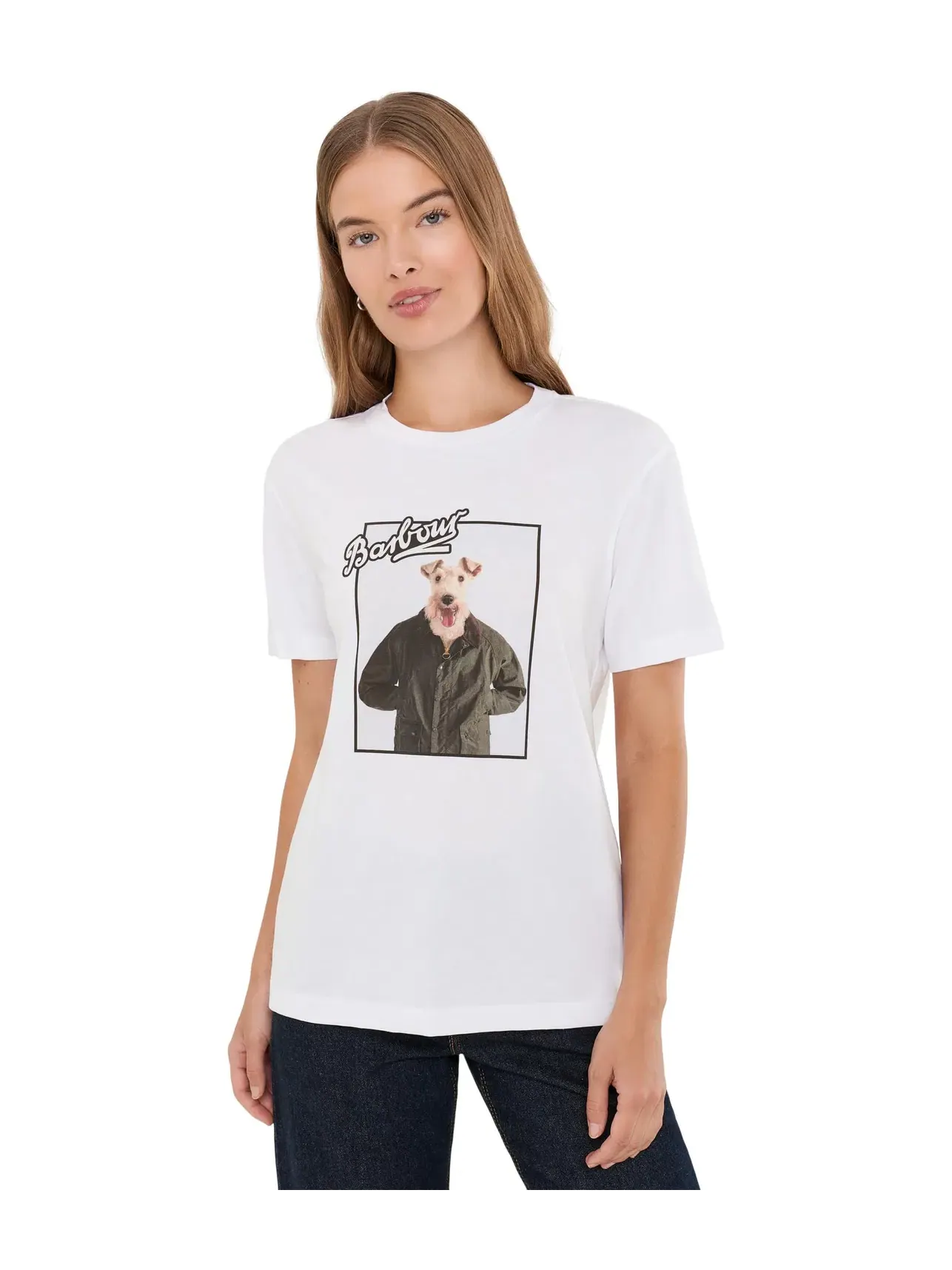 Футболка «Мариана» Barbour — изображение 1 из 5, белый