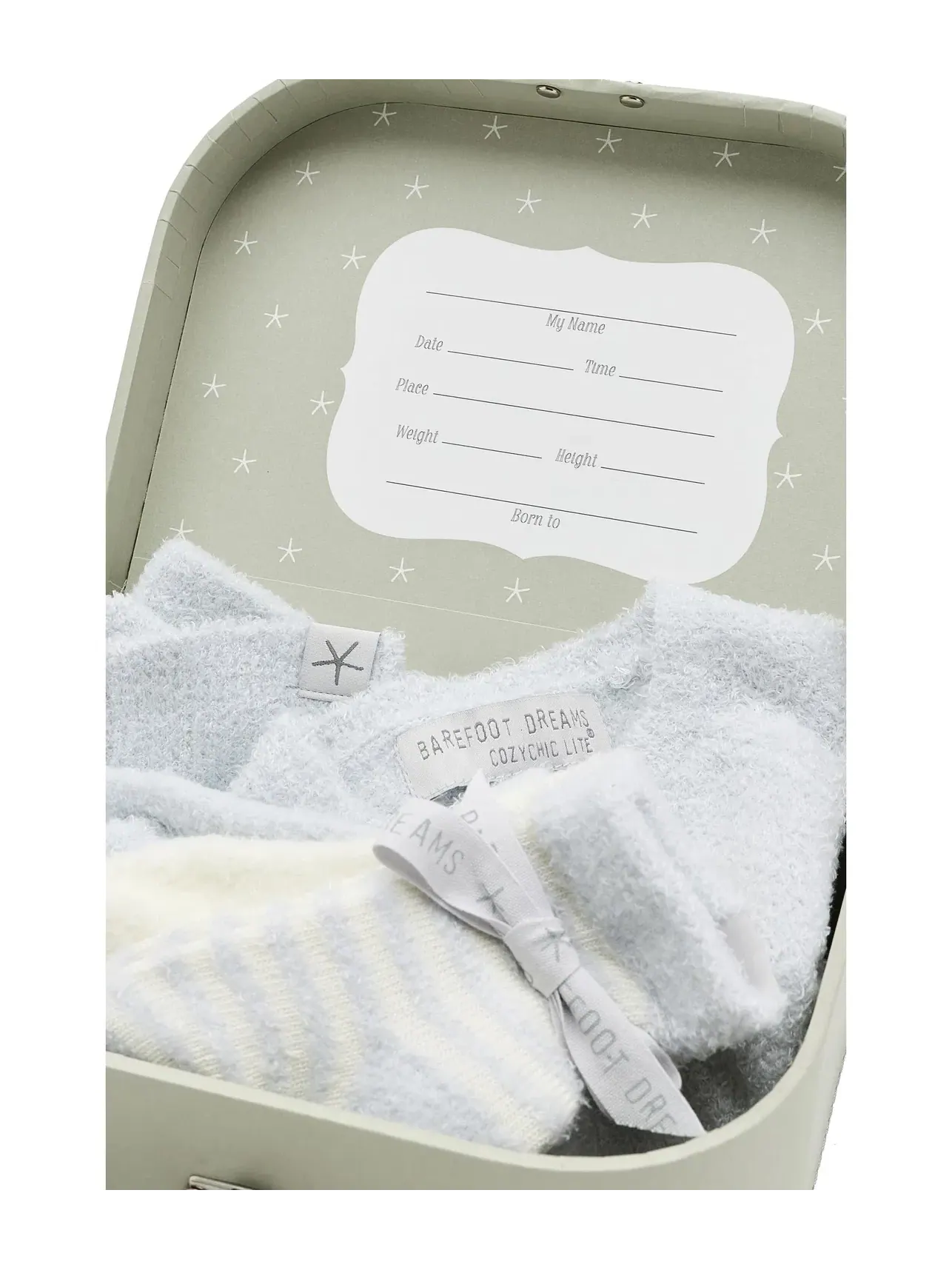Набор Cozychic Lite для новорожденных (младенцев) Barefoot Dreams Kids — изображение 3 из 3, синий