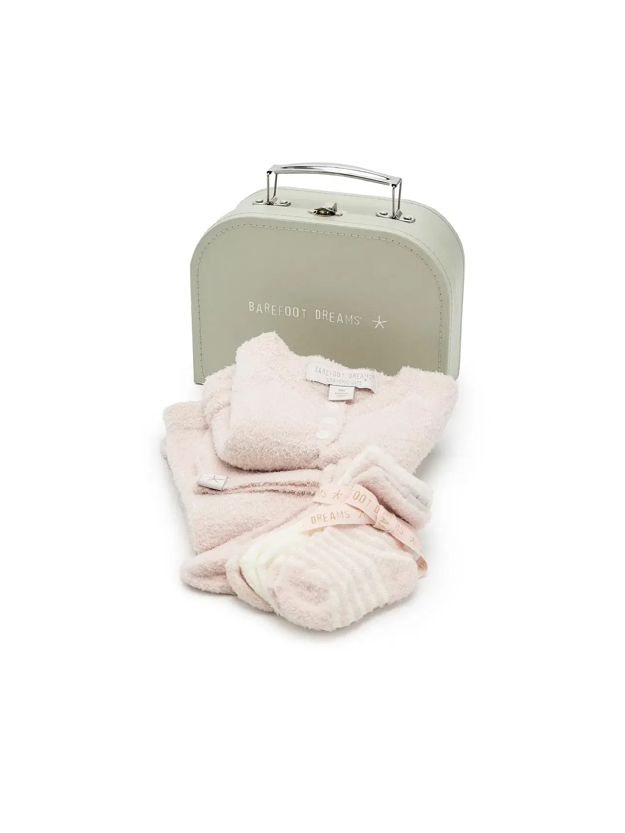 Набор Cozychic Lite для новорожденных (младенцев) Barefoot Dreams Kids — изображение 1 из 3, розовый