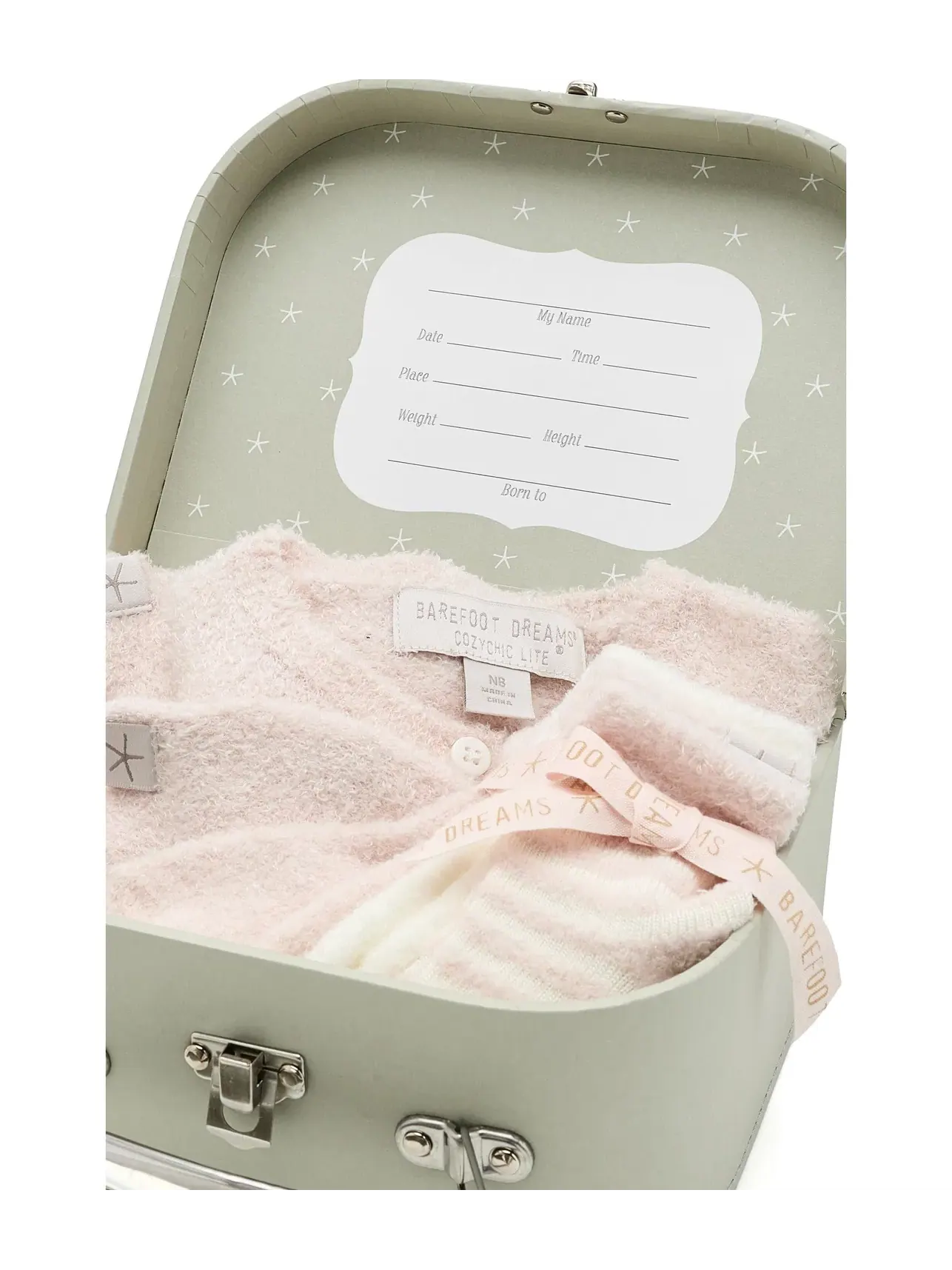 Набор Cozychic Lite для новорожденных (младенцев) Barefoot Dreams Kids — изображение 3 из 3, розовый