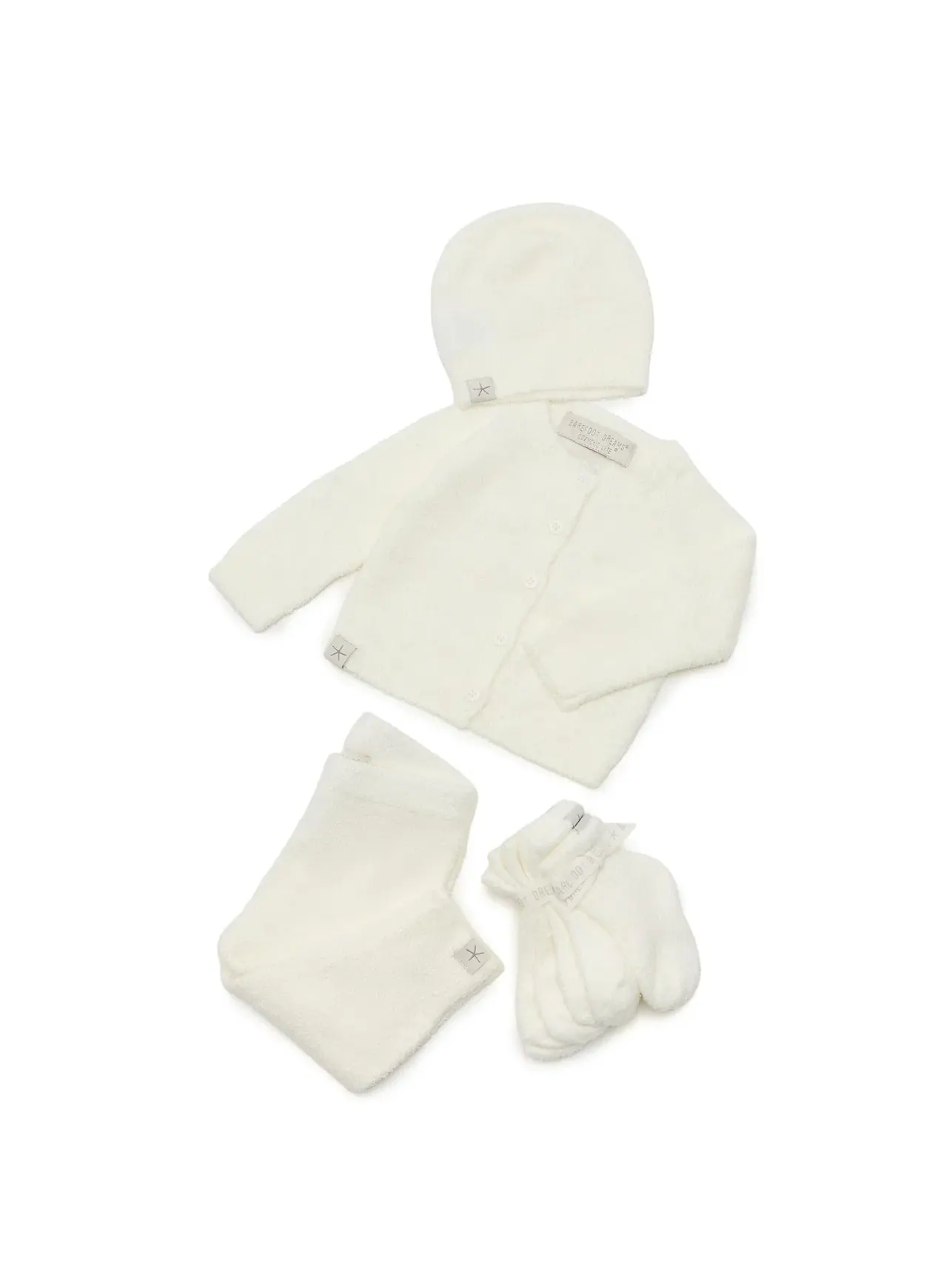 Набор Cozychic Lite для новорожденных (младенцев) Barefoot Dreams Kids — изображение 2 из 3, серебристый