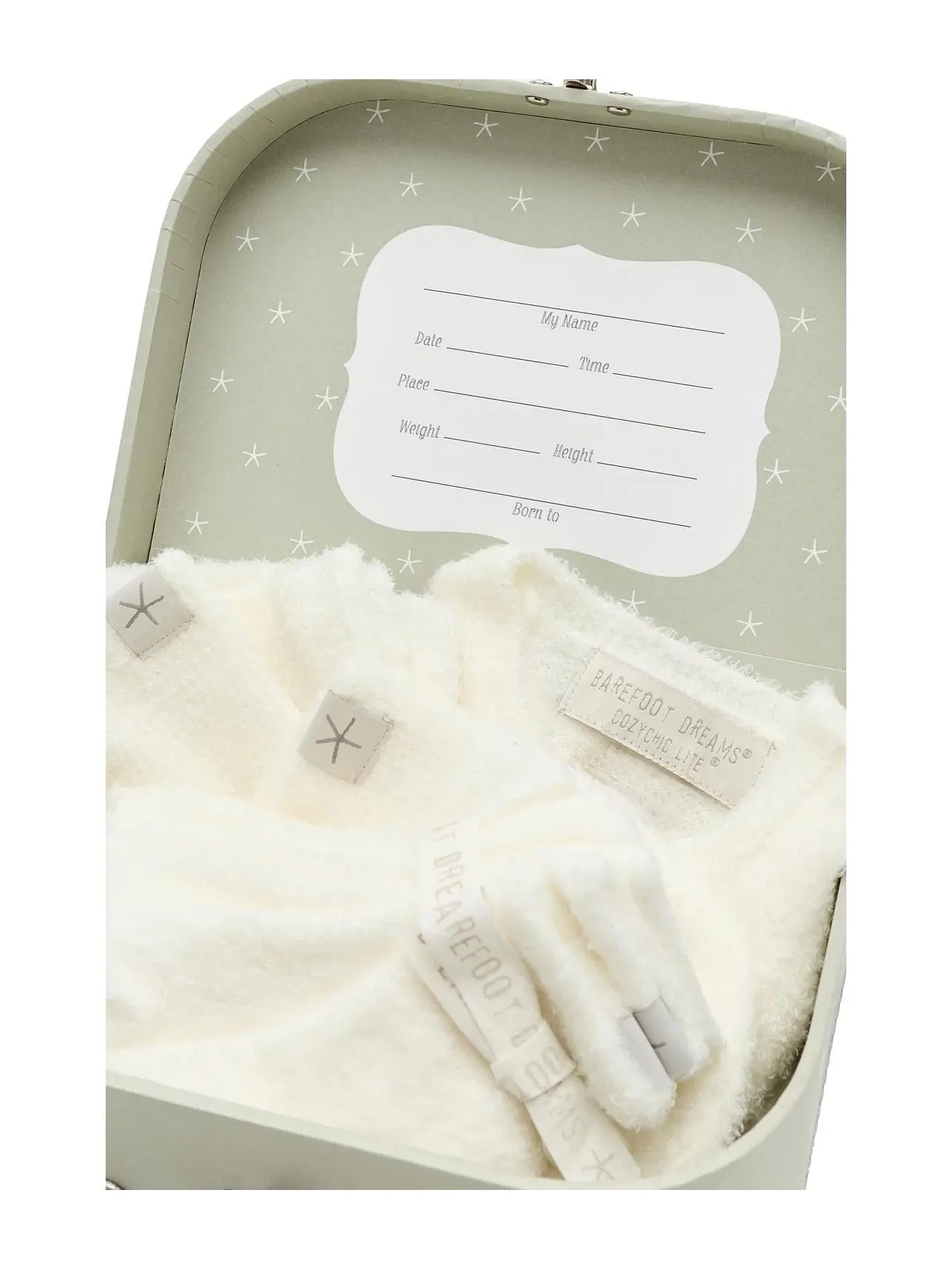 Набор Cozychic Lite для новорожденных (младенцев) Barefoot Dreams Kids — изображение 3 из 3, серебристый