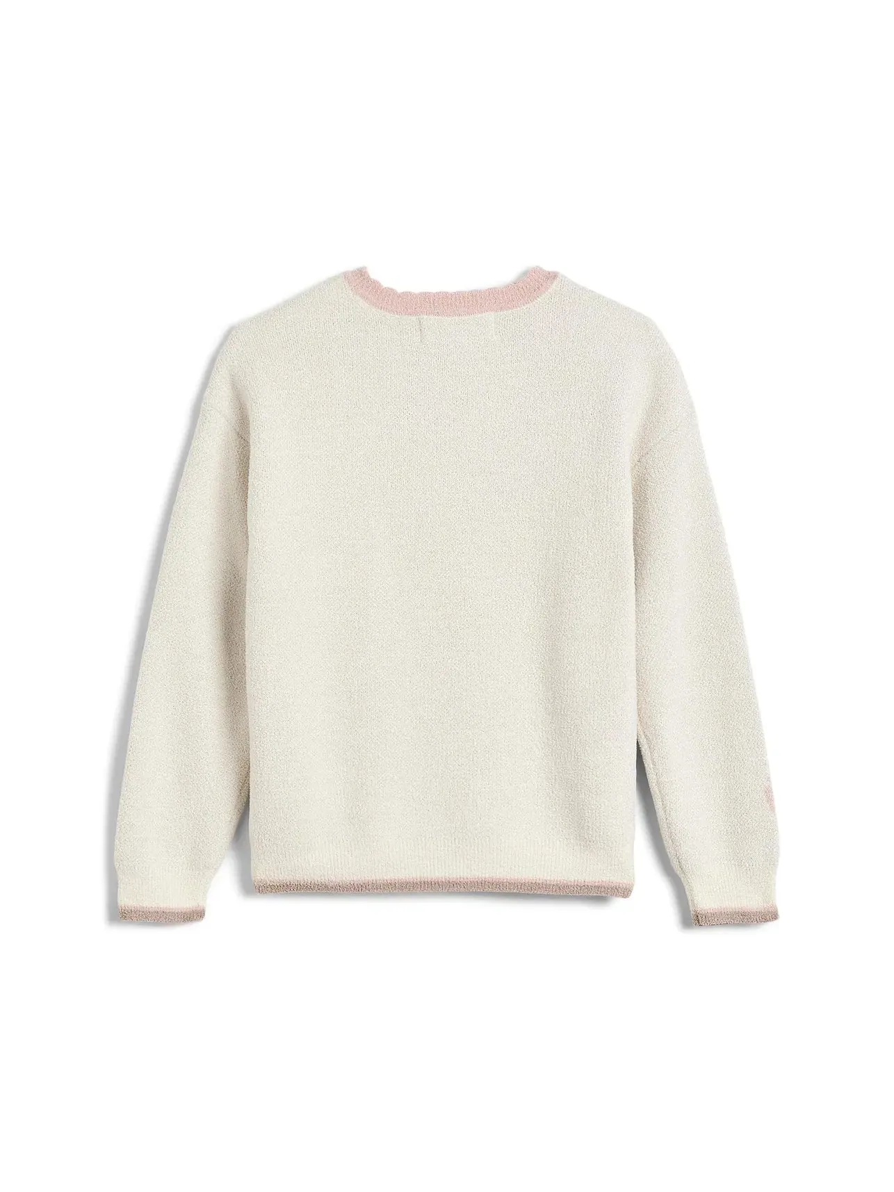 Свитер Cozychic Ultra Lite Wildflower Crew (для малышей) Barefoot Dreams Kids — изображение 2 из 3, кремовый мульти