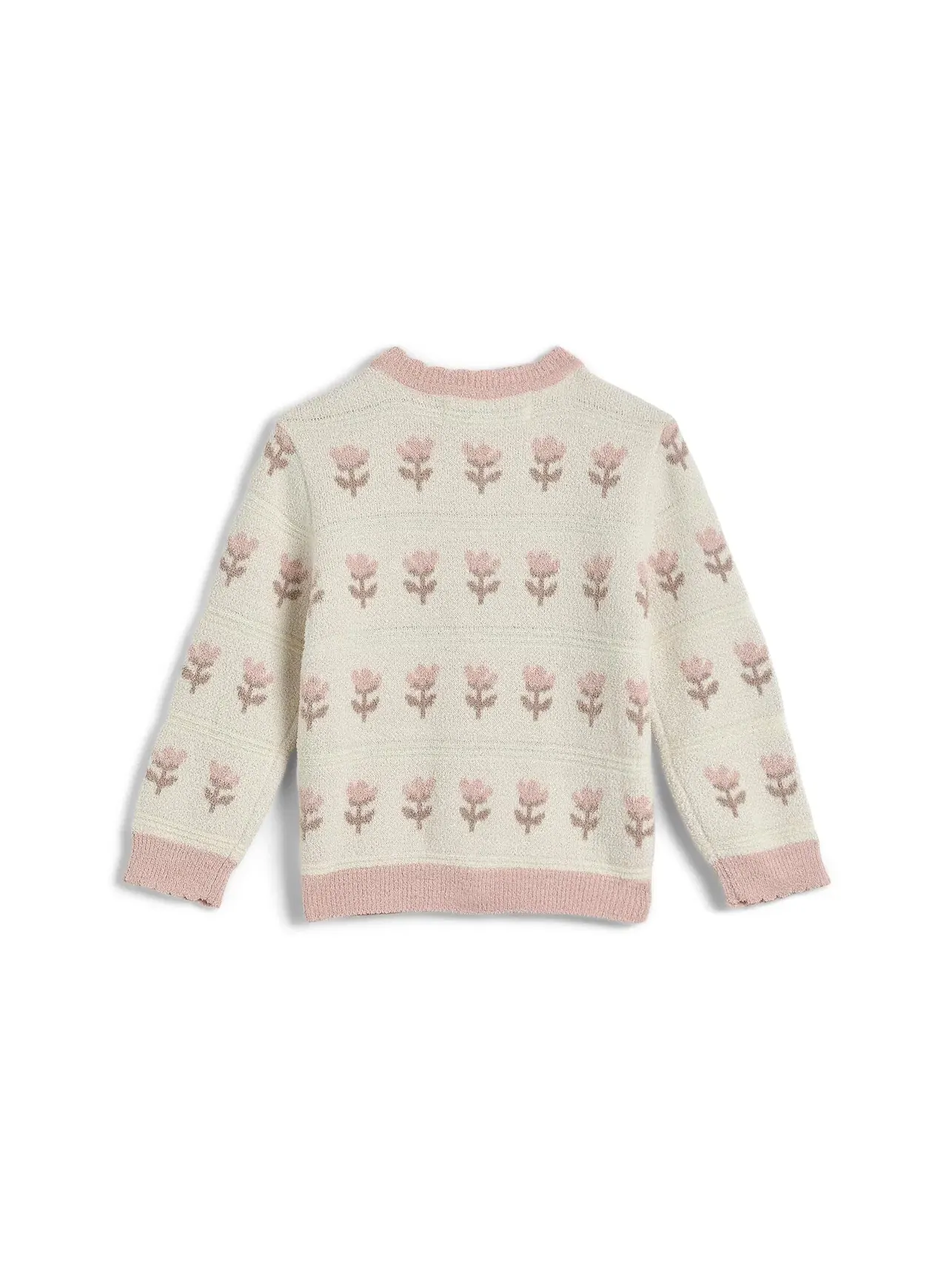 Детский кардиган Cozychic Ultra Lite Wildflower Barefoot Dreams Kids — изображение 2 из 3, кремовый мульти