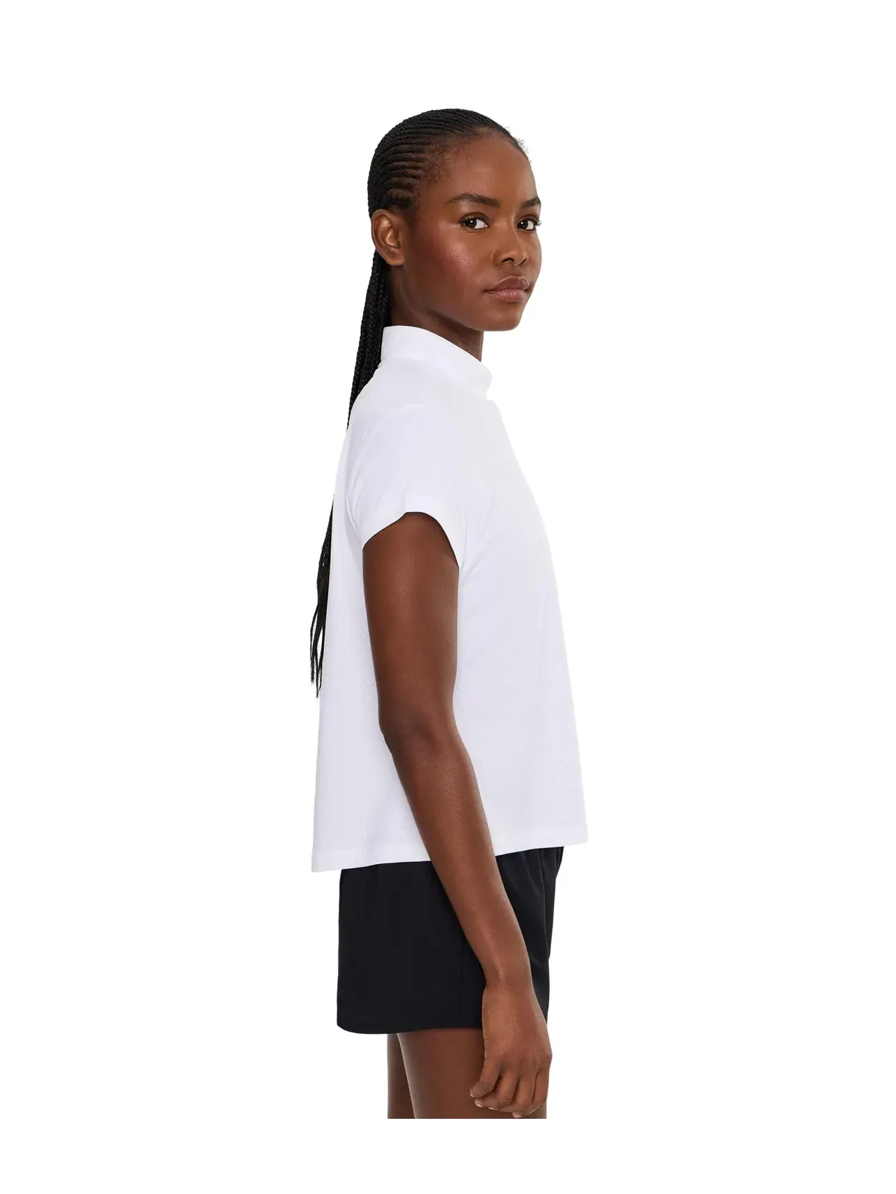 Спортивный топ с микрогорошком Micro Dot Performance Top Jamie Sadock — изображение 3 из 5, белый