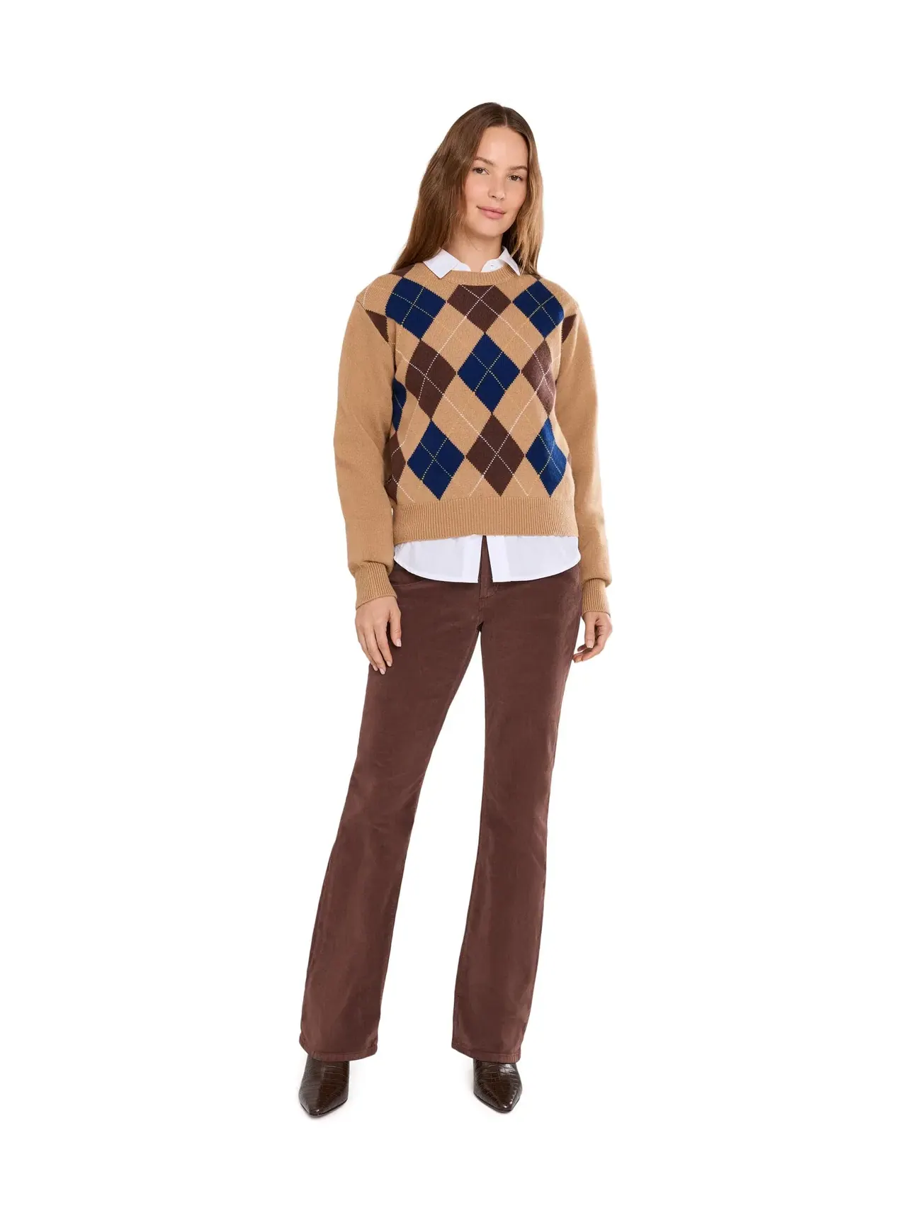 Джинсы из вельвета The Corduroy Inez Joe'S Jeans — изображение 2 из 5, шоколад