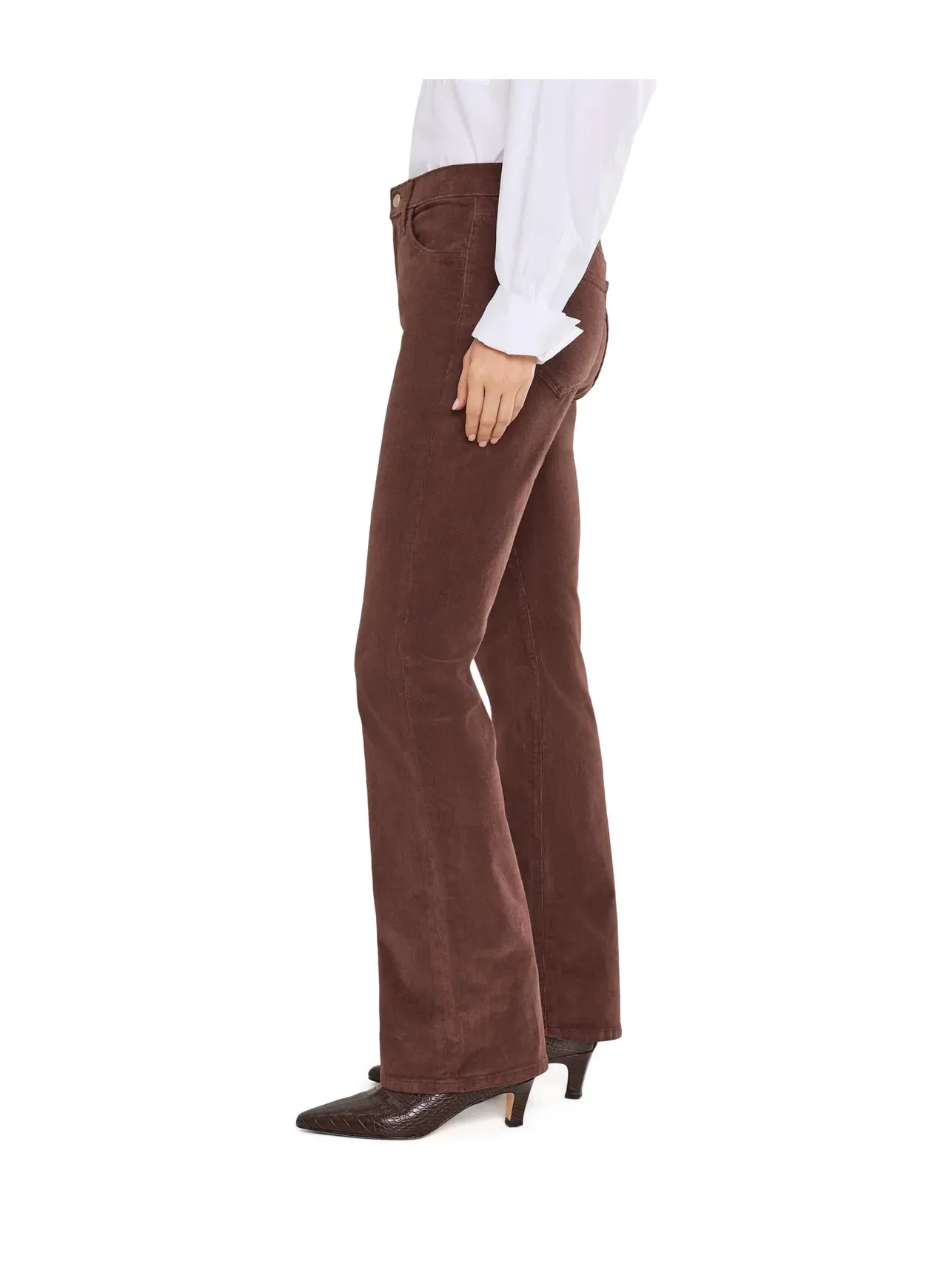 Джинсы из вельвета The Corduroy Inez Joe'S Jeans — изображение 3 из 5, шоколад